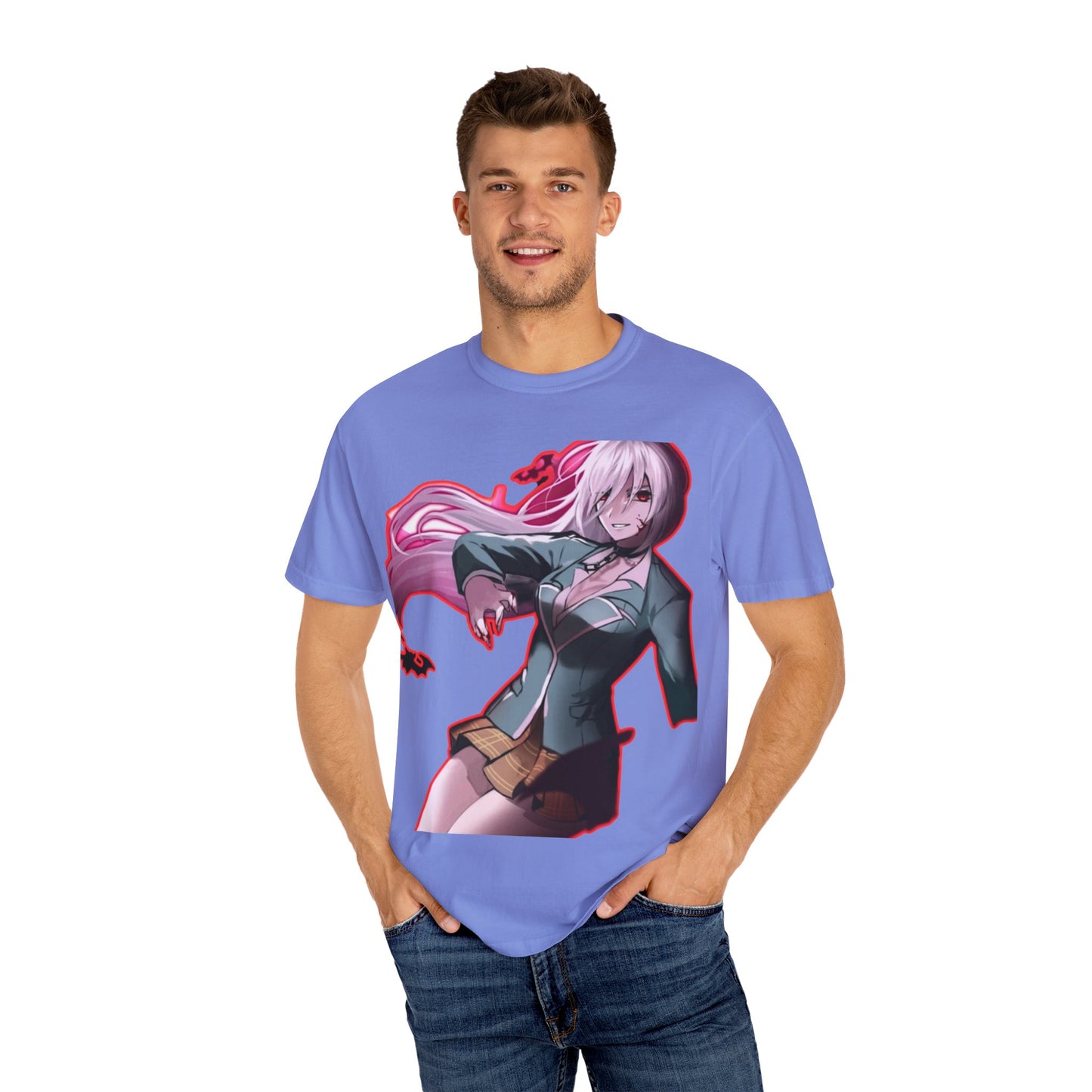 Anime-Themed T-Shirt Featuring Bold Artwork