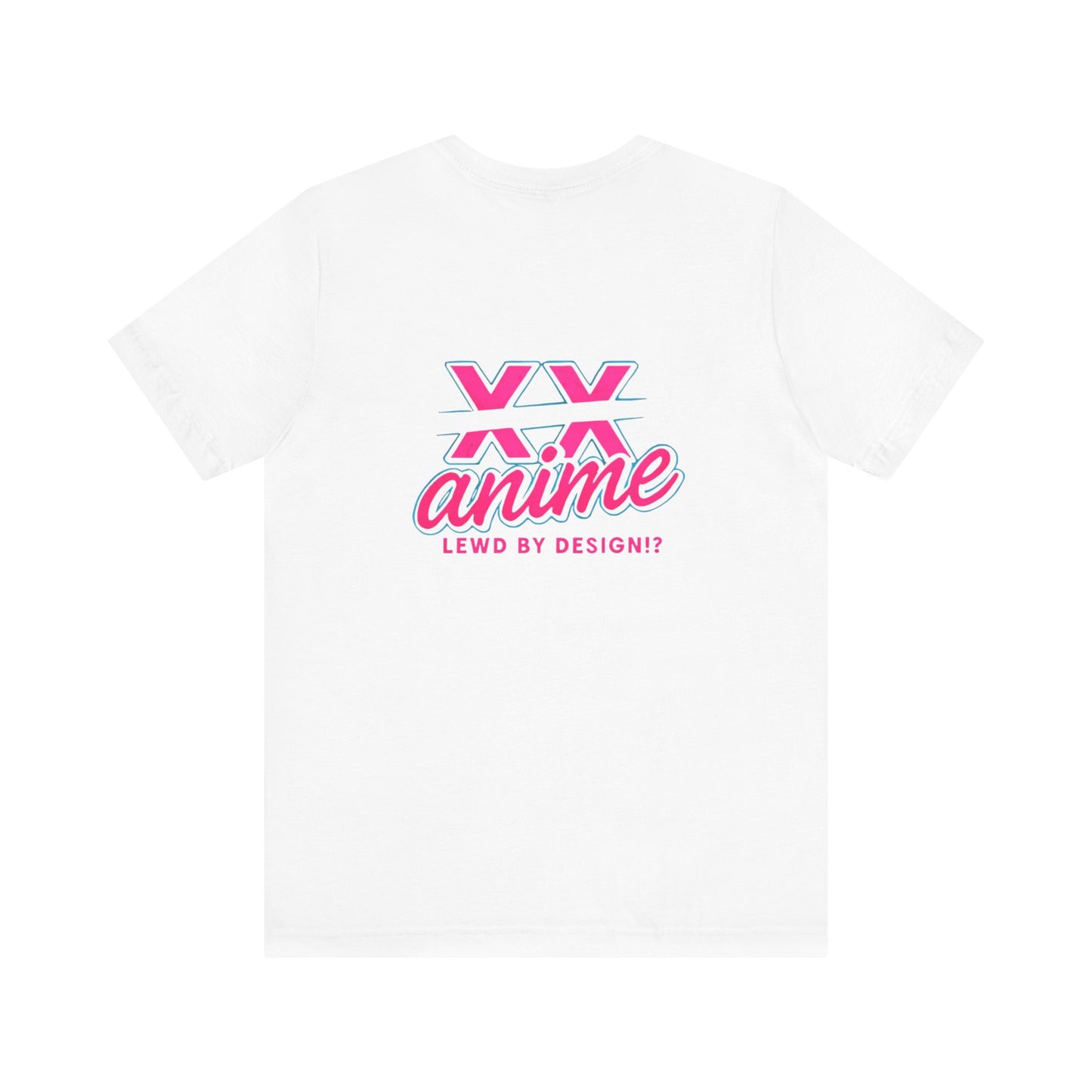 Lewd Anime-Themed Unisex Tee for Fans, Cute Graphic T-Shirt, Comfortable Everyday Wear, Perfect Gift for Anime Lovers, Stylish Casual Top