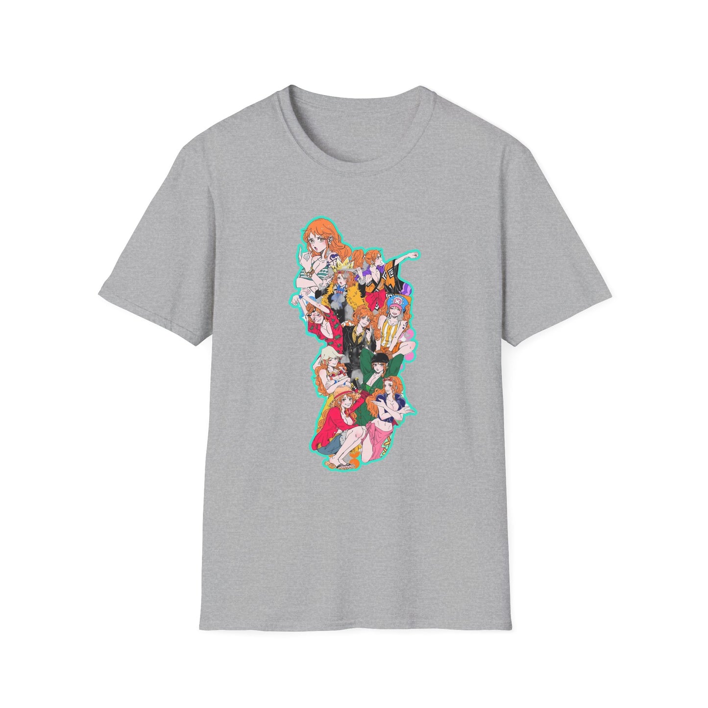 Whimsical Cartoon one piece 9 Character Unisex T-Shirt | Fun Graphic Tee, Gift for Fans, Casual Wear, Collectible Apparel, Birthday Gift