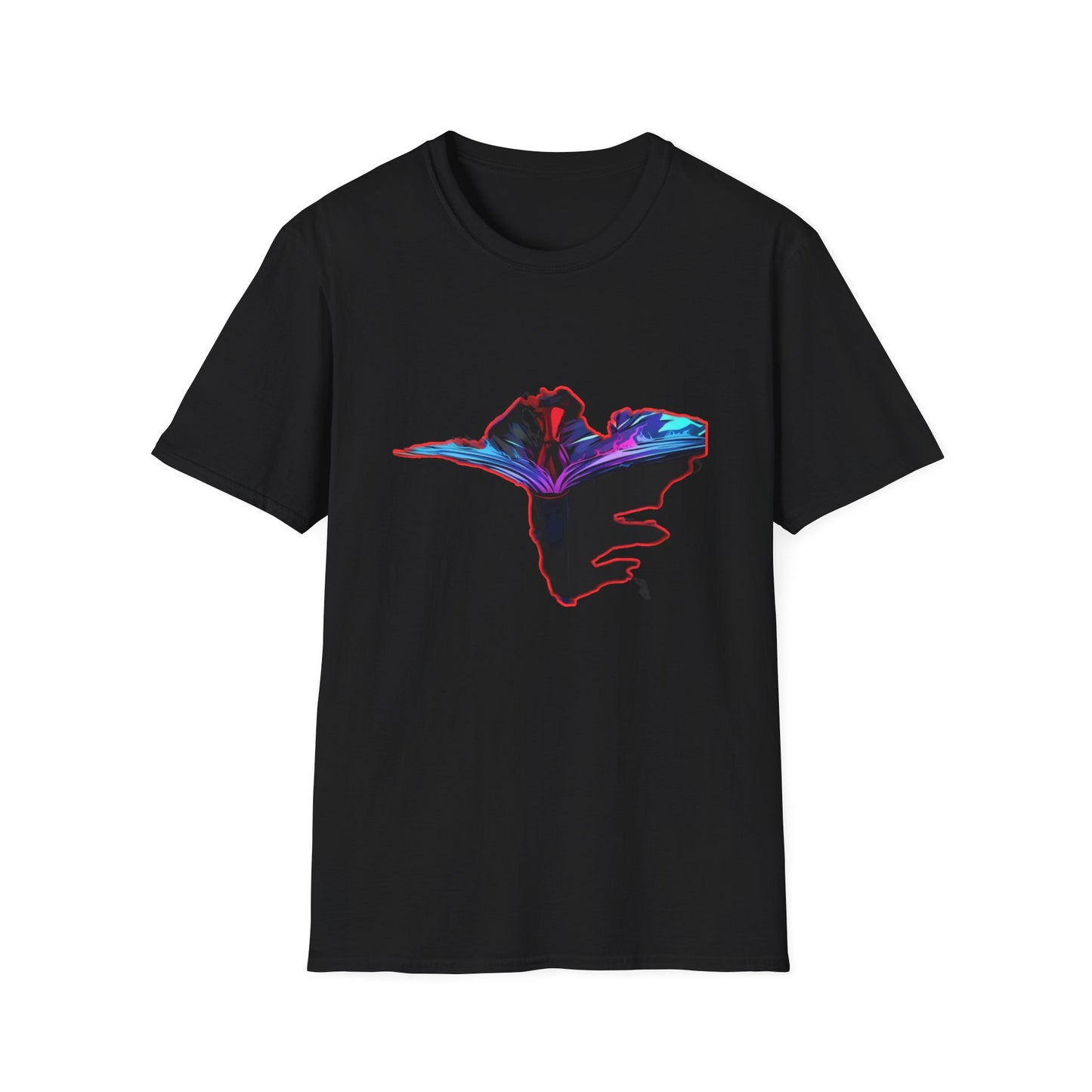 Dn Colorful Artistic Michigan Unisex Softstyle T-Shirt, Casual Wear, Unique Gift, Summer Outfit, Birthday Present, Art Lover's Tee
