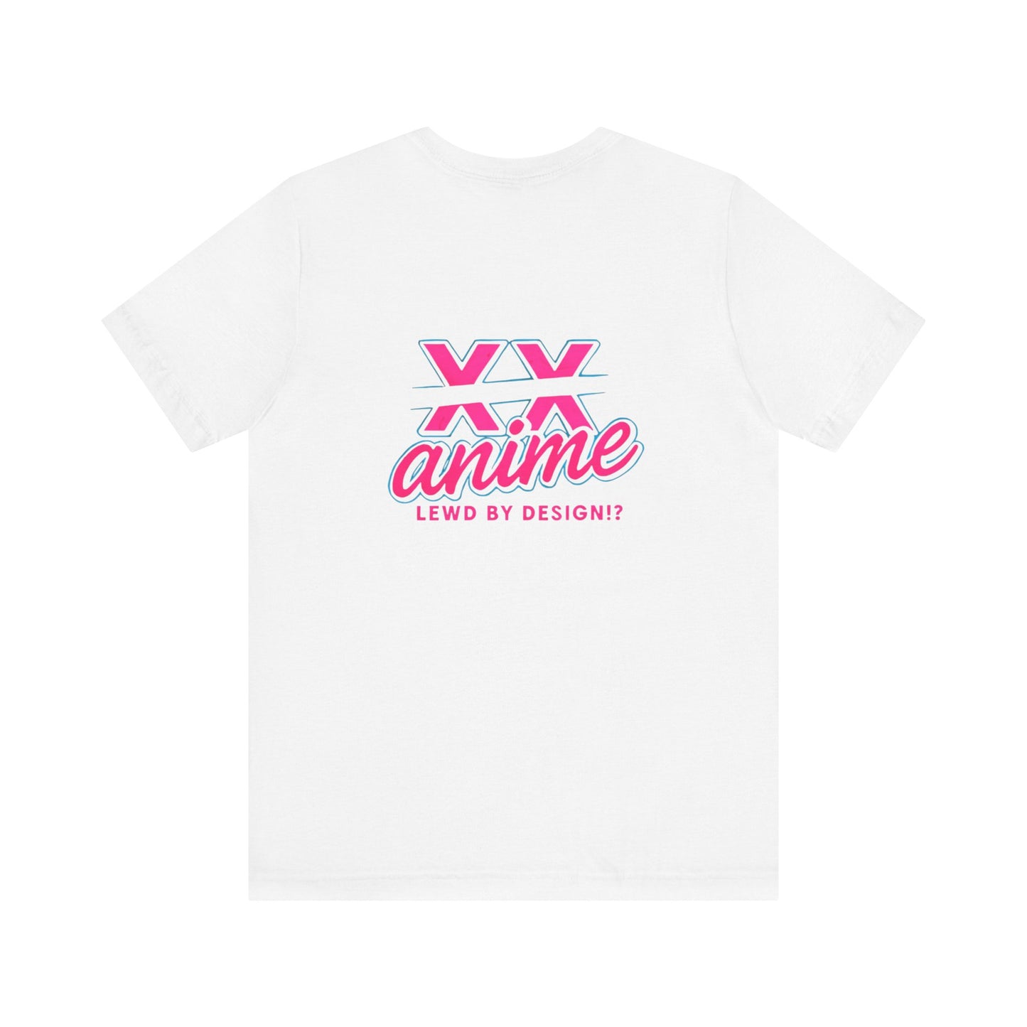 Lewd Anime-Themed Unisex Tee for Fans, Cute Graphic T-Shirt, Comfortable Everyday Wear, Perfect Gift for Anime Lovers, Stylish Casual Top