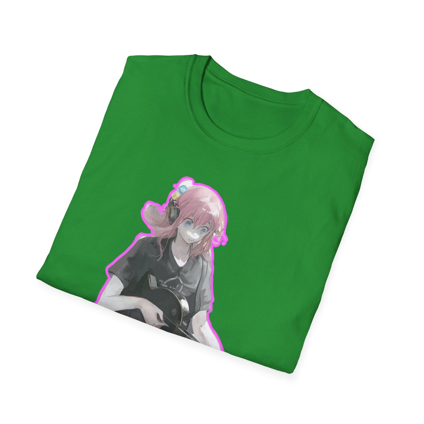 Cool Gamer Girl T-Shirt, Anime Tee, Unisex Softstyle Shirt for Game Lovers, Gift for Birthdays, Casual Wear, Fun Streetwear