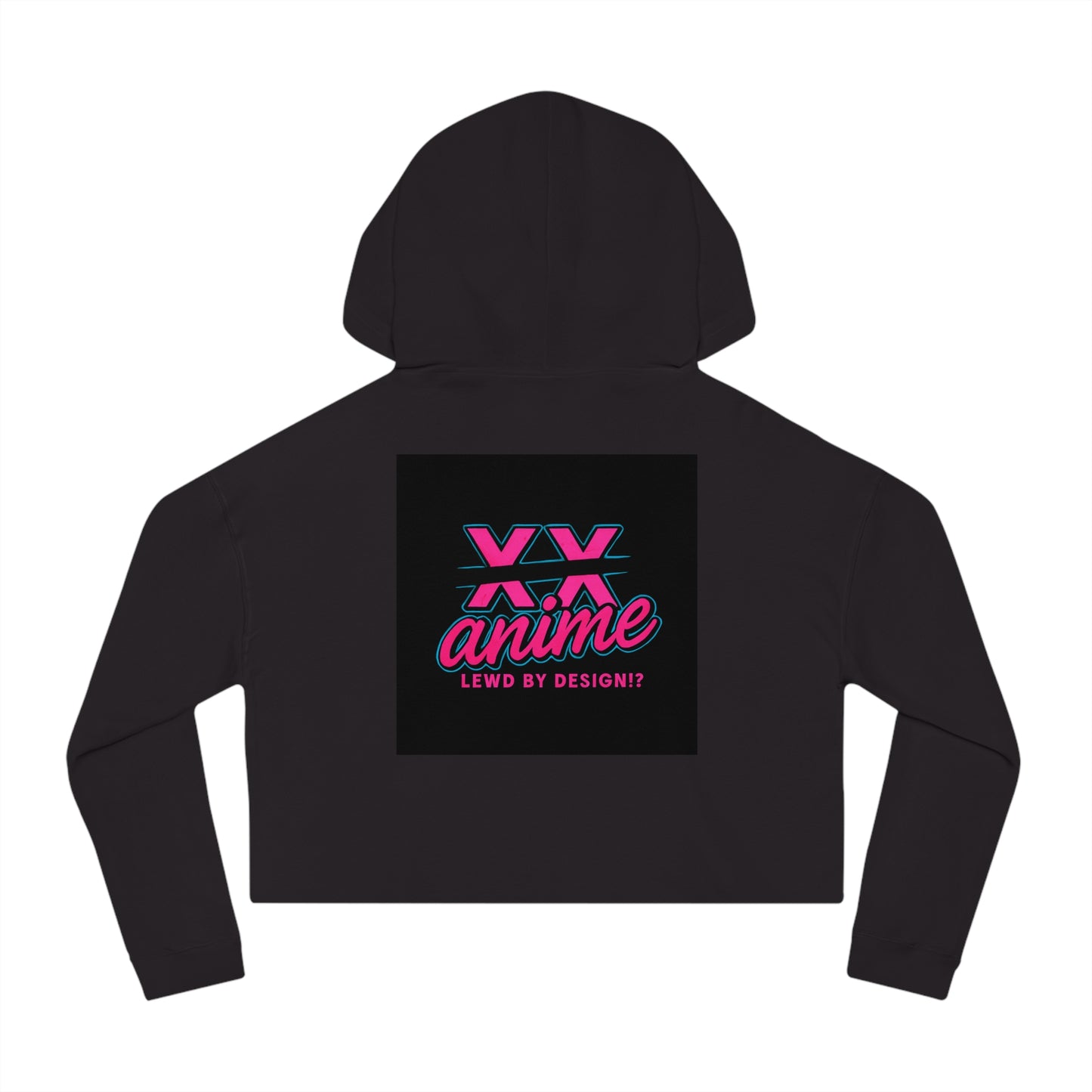 Anime-Inspired Cropped Hoodie - Cute & Sassy, Streetwear Fashion, Gift for Her, Cosplay, Casual Wear, Anime Lovers