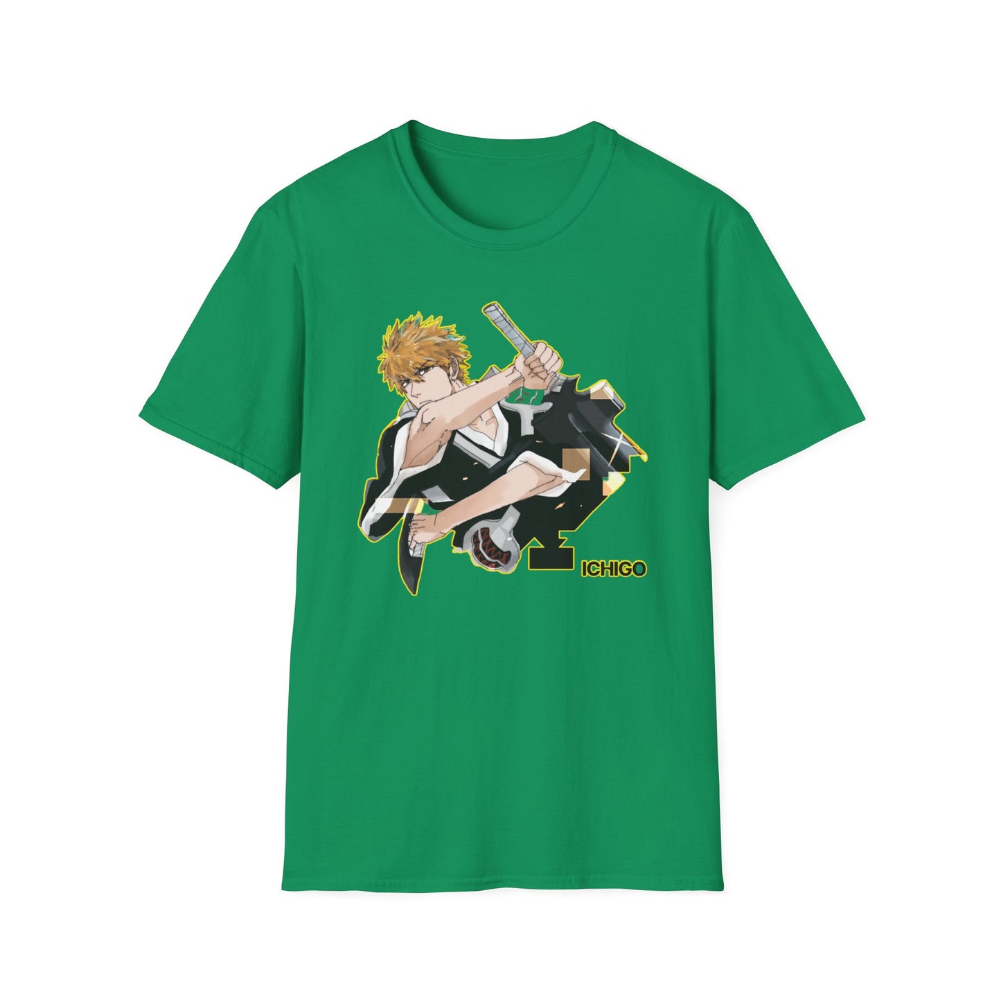Bleach 12 Anime Unisex T-Shirt, Ichigo Graphic Tee, Softstyle Shirt, Gift for Fans, Casual Wear, Anime Merchandise