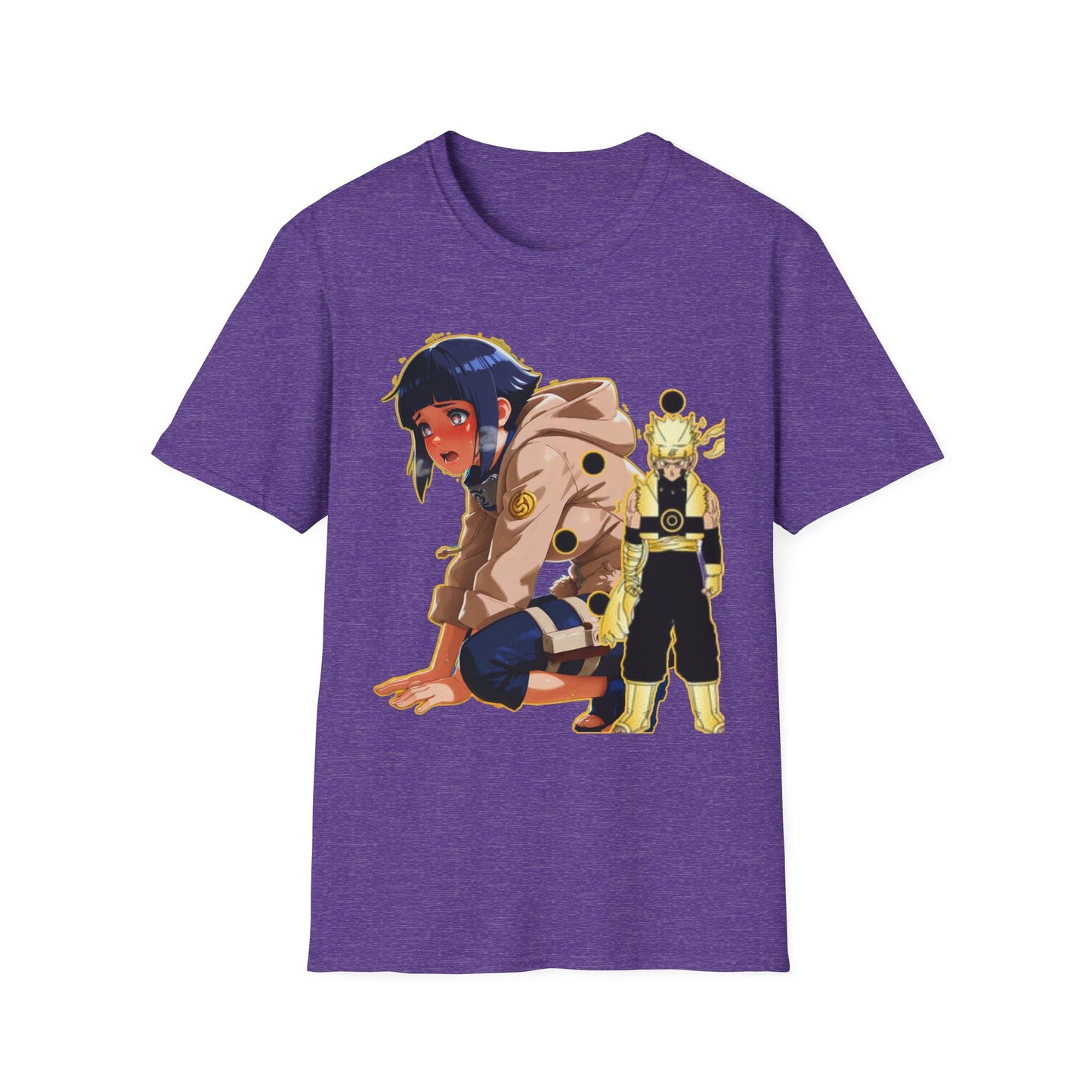 Anime-Inspired Naruto 2 Unisex Softstyle T-Shirt, Graphic Tee for Fans, Casual Wear, Gift for Birthdays, Cosplay Outfit, Summer Style