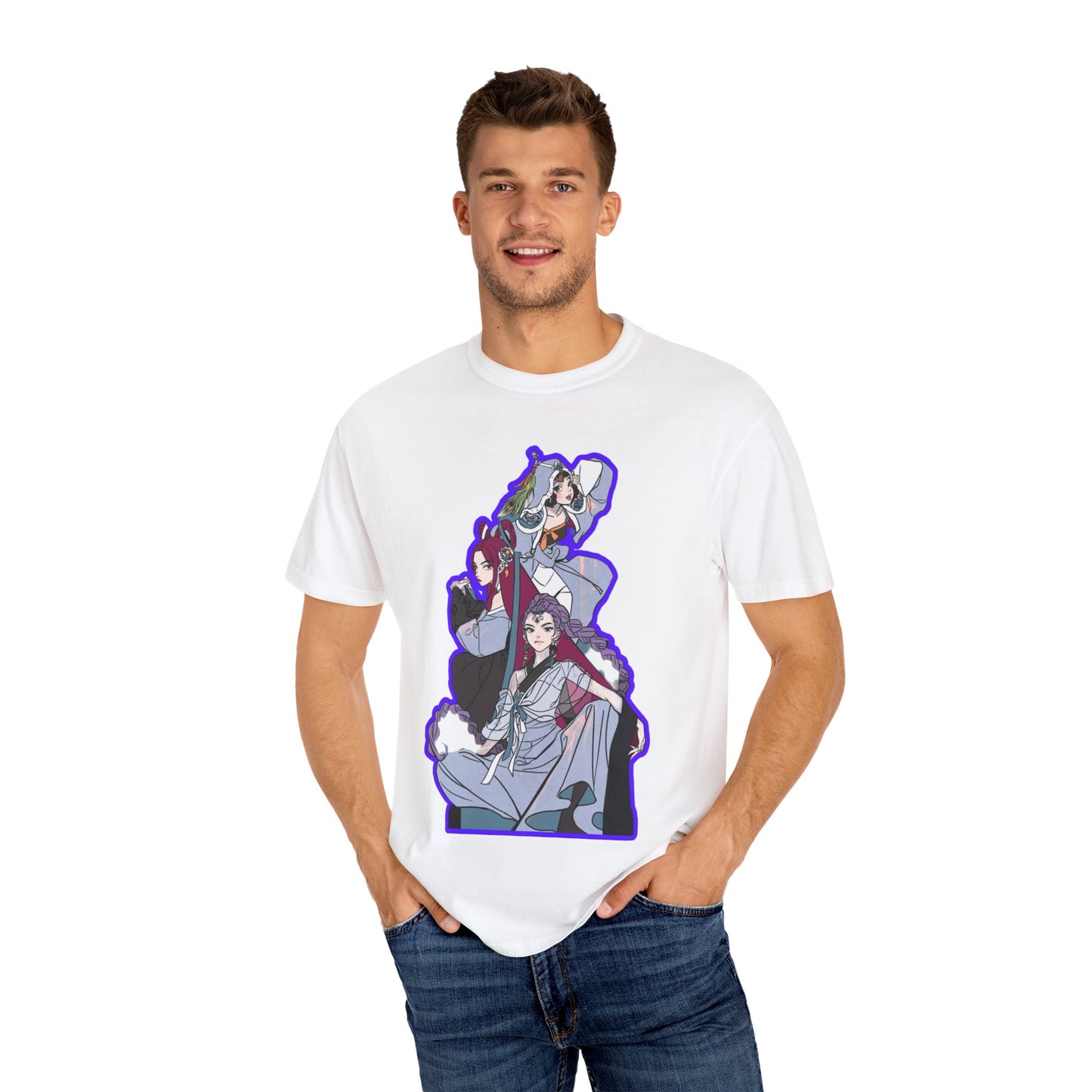 Anime-Inspired kpop Graphic Tee with Bold Text, Perfect for Fans of Japanese Culture, Casual Wear, Anime Conventions, Gift for Otaku