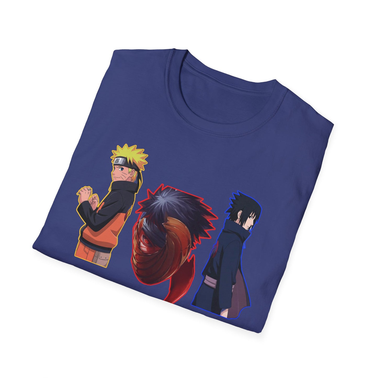 Anime-Inspired Naruto 5 Unisex Softstyle T-Shirt, Graphic Tee for Fans, Casual Wear, Gift for Birthdays, Cosplay, and Conventions