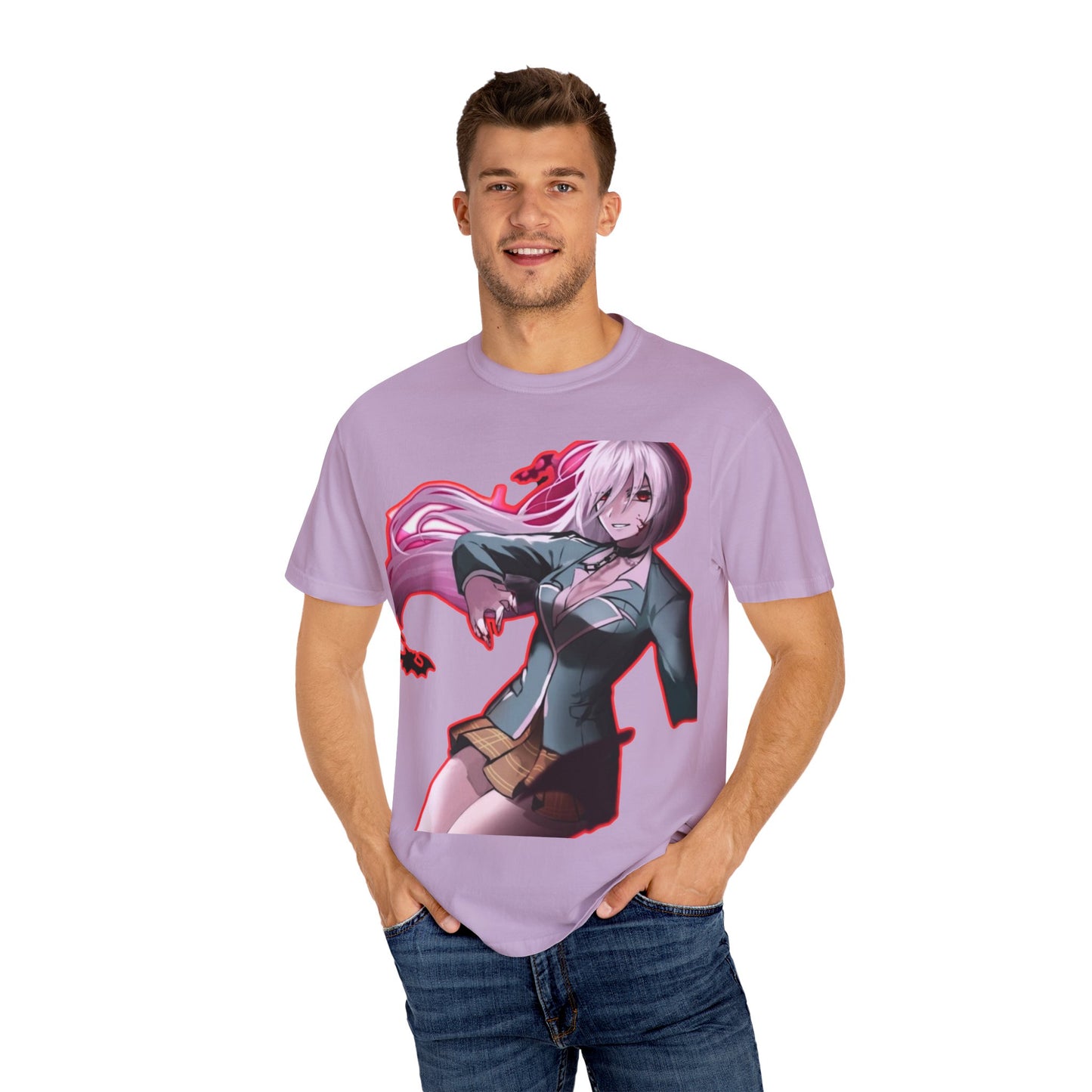 Anime-Themed T-Shirt Featuring Bold Artwork