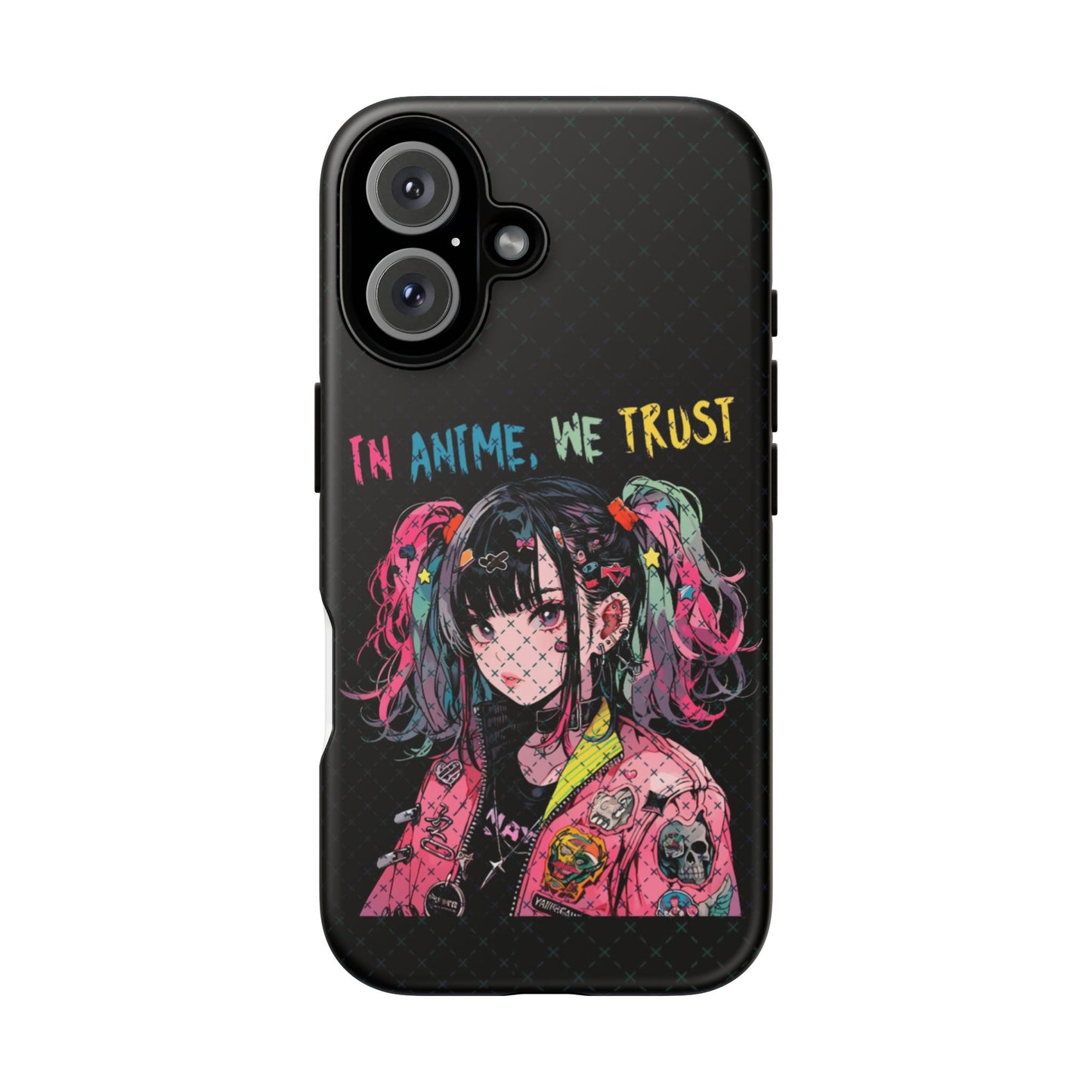 Anime Art Phone Case, Tough Cases, In Anime We Trust, Geek Gift, Aesthetic Phone Cover, Pop Culture Accessory
