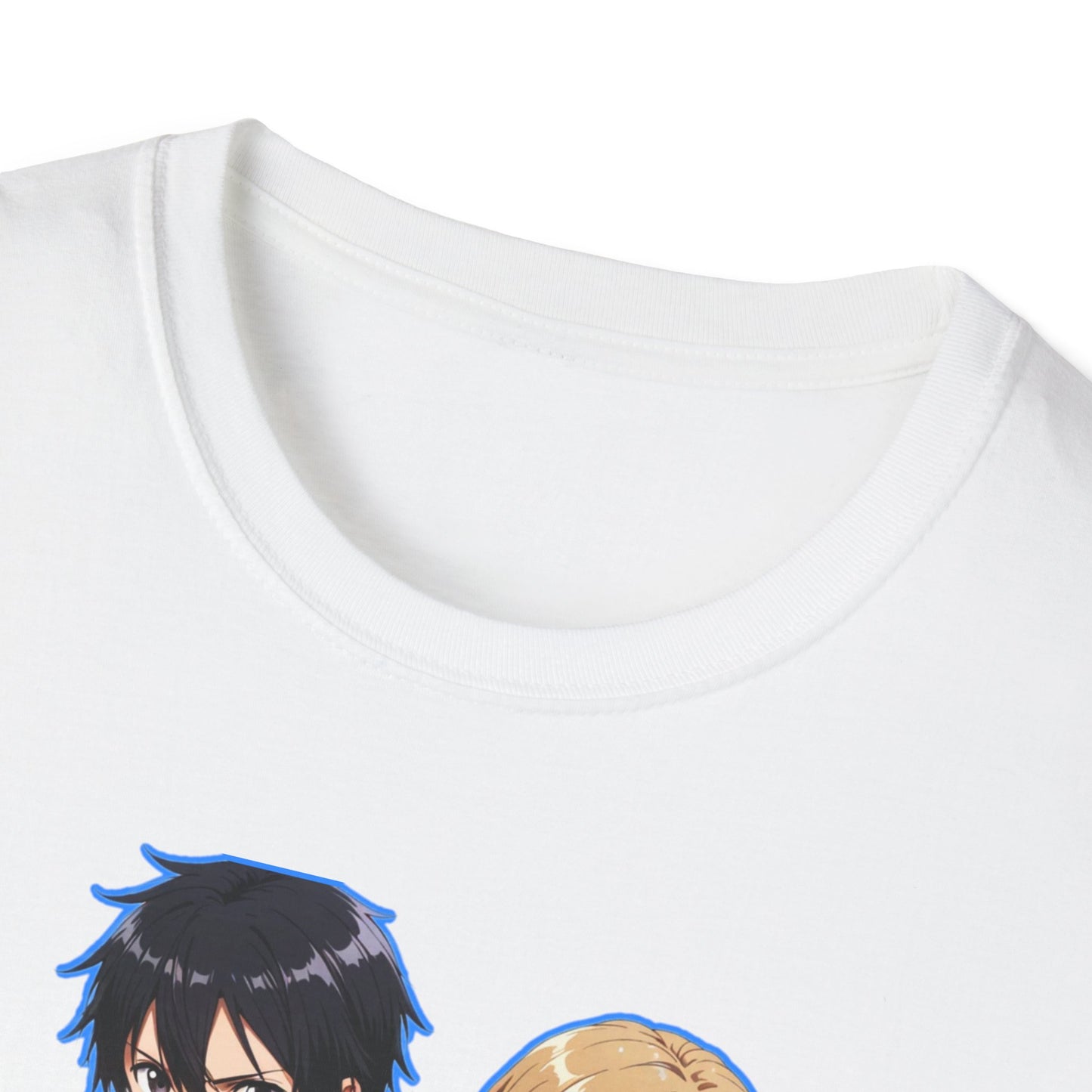 Anime-Inspired sao 10 Unisex Softstyle T-Shirt, Casual Wear, Gift for Otaku, Birthday Present, Soft Graphic Tee