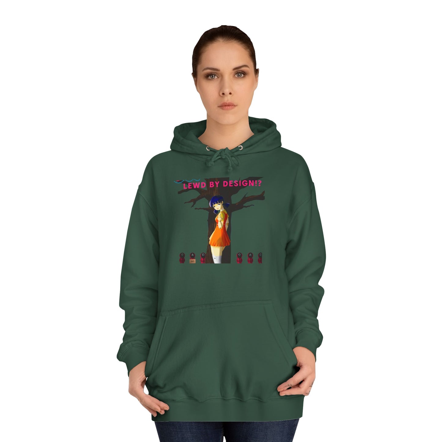 Trendy Anime College Hoodie, Cozy Unisex Sweatshirt, Perfect Gift for Students, Casual Streetwear, Unique Graphic Pullover