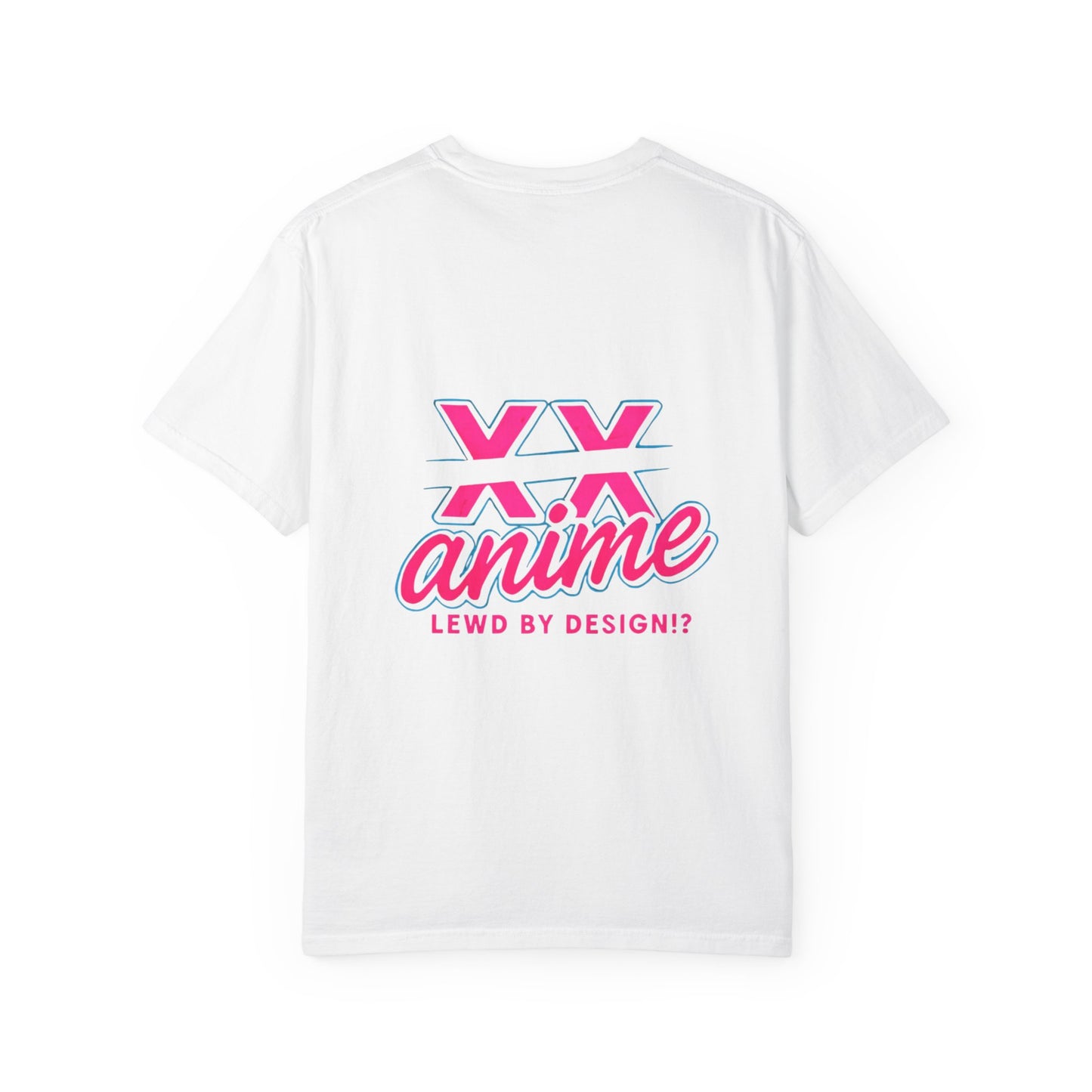 Anime-Inspired lewd type Garment-Dyed T-shirt, Perfect for Anime Fans, Casual Wear, Gift for Holidays, Unique Streetwear Look, Comfortable Summer Tee
