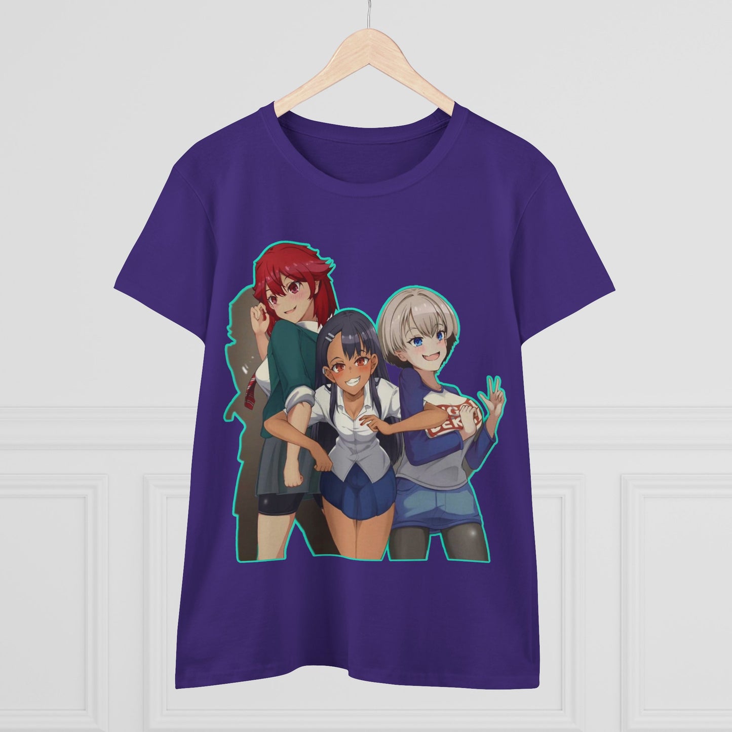 Anime-Inspired Tomo chan is a girl Women's Cotton Tee, Casual Graphic Shirt, Cosplay Tee, Gift for Anime Fans, Cute Manga Shirt