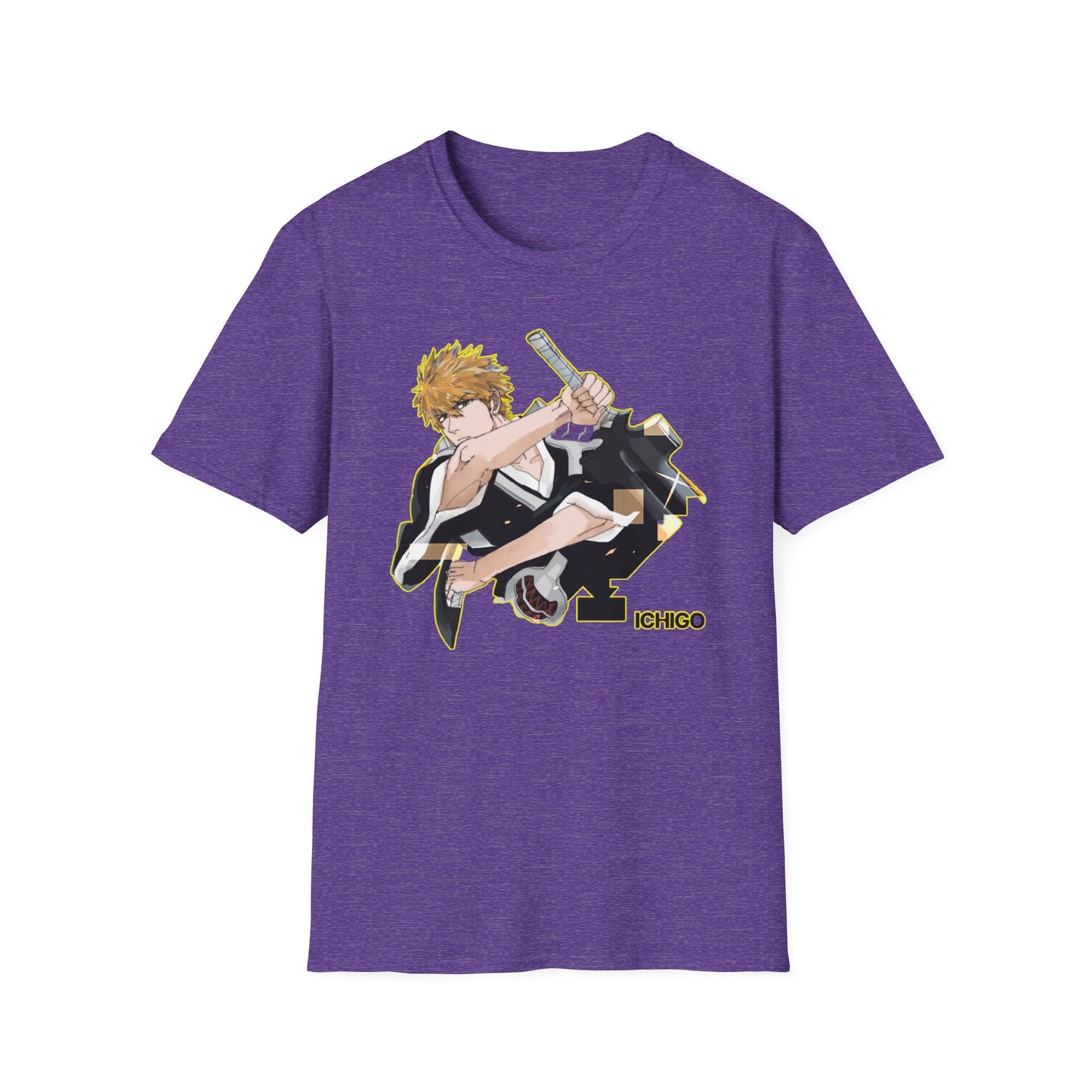Bleach 12 Anime Unisex T-Shirt, Ichigo Graphic Tee, Softstyle Shirt, Gift for Fans, Casual Wear, Anime Merchandise