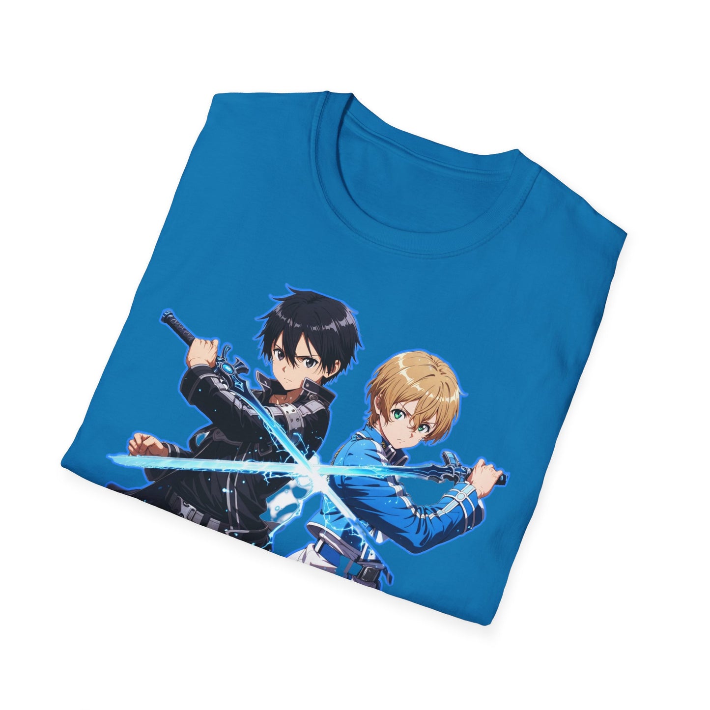 Anime-Inspired sao 10 Unisex Softstyle T-Shirt, Casual Wear, Gift for Otaku, Birthday Present, Soft Graphic Tee