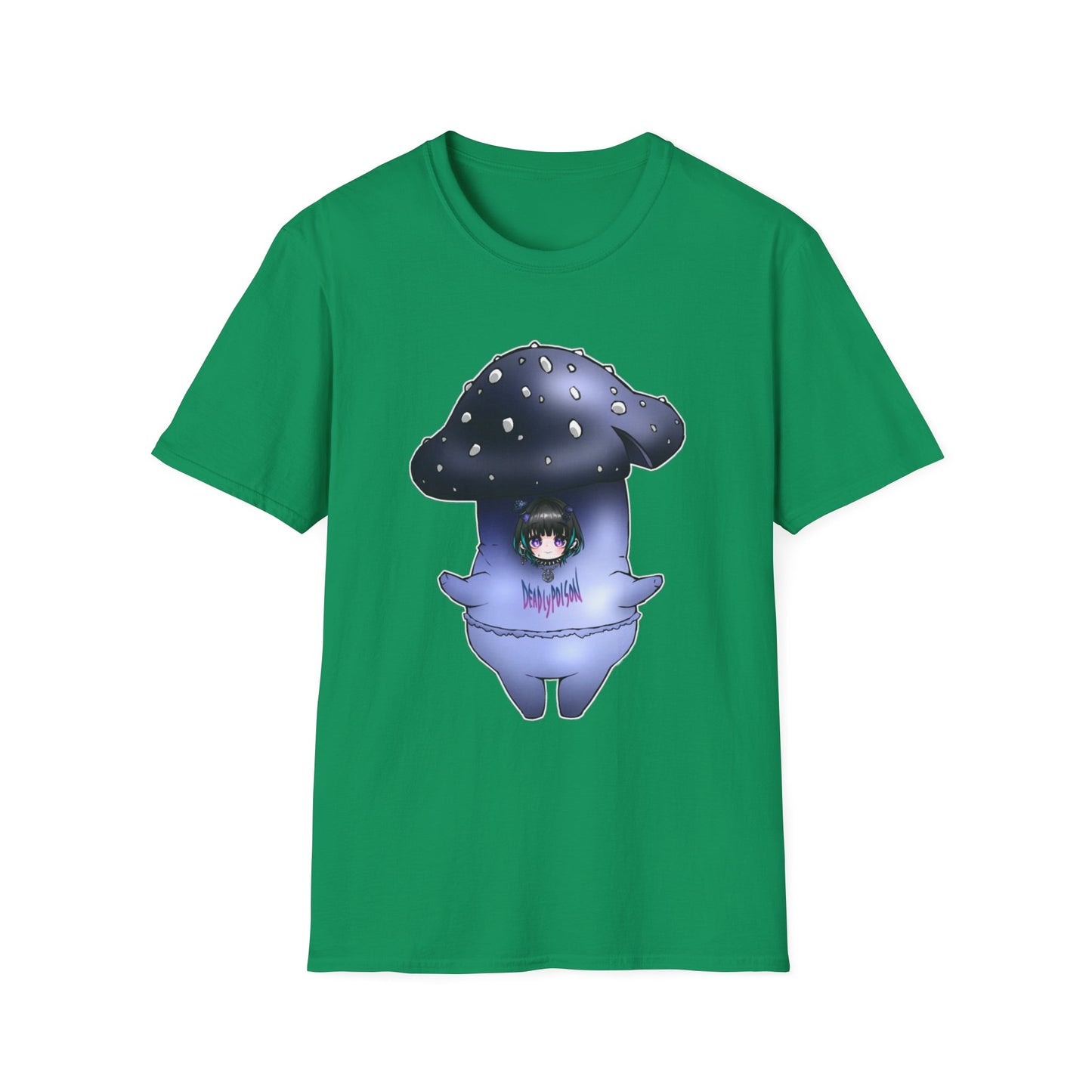 Whimsical Mushroom T-Shirt | Cute Graphic Tee, Softstyle Tee for Festivals, Gifts, Casual Wear, Unisex Apparel