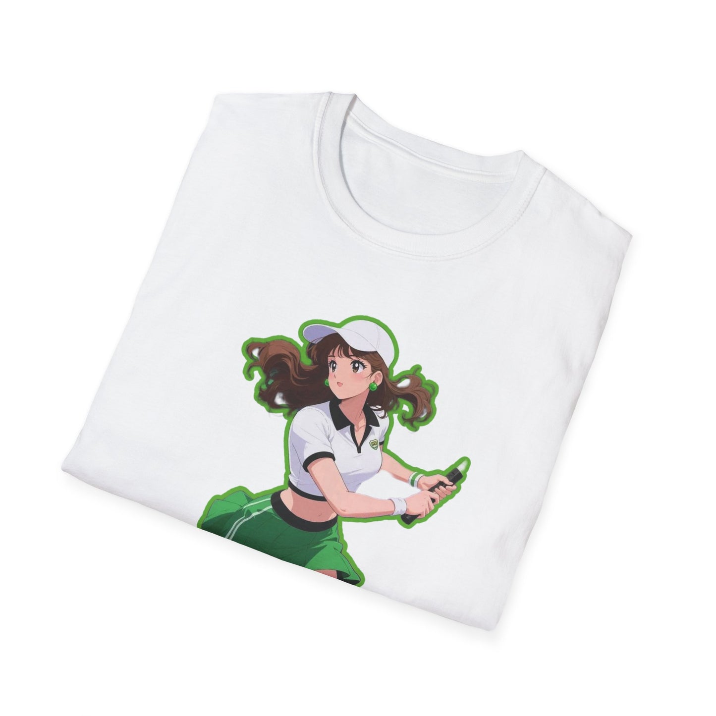 Playful Anime sailor moon 4 Character T-Shirt, Unisex Softstyle Tee, Casual Graphic Shirt, Gift for Anime Lovers, Fun Everyday Wear, Otaku Merchandise