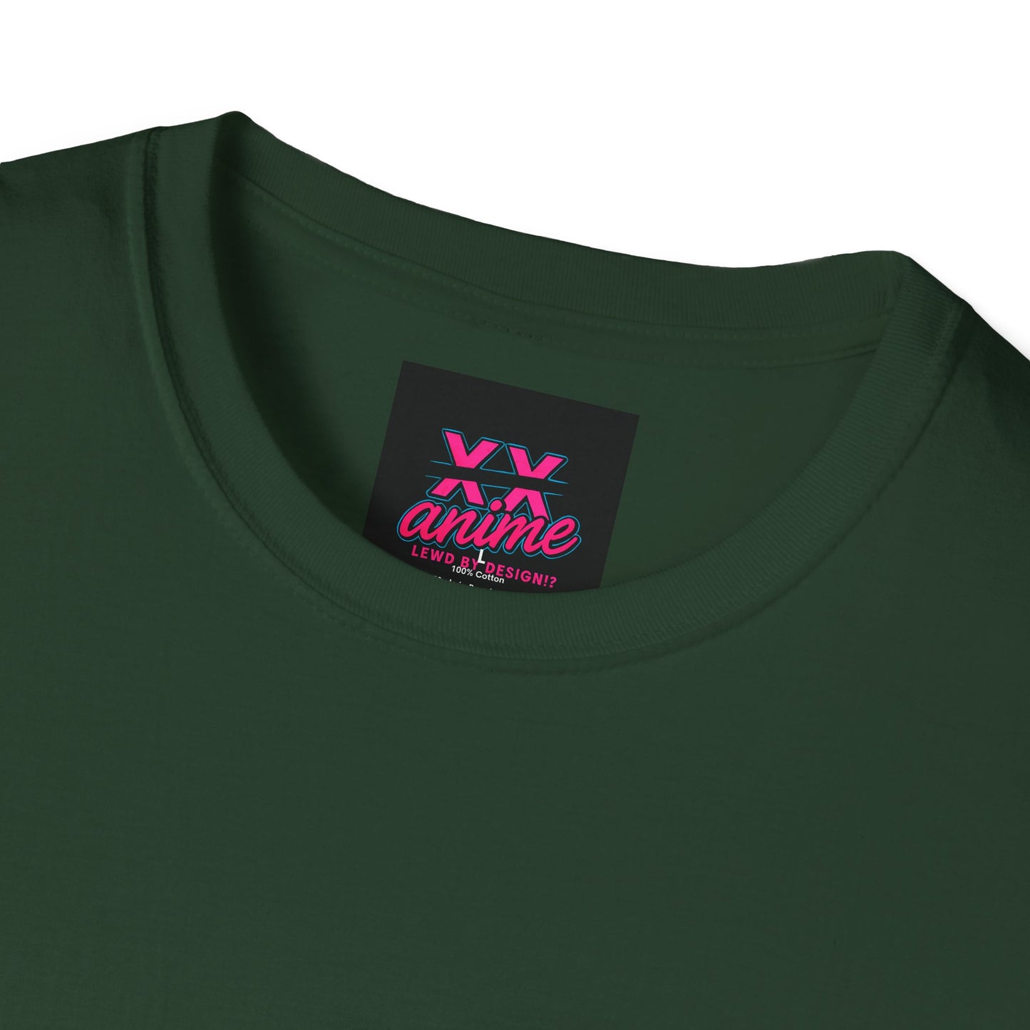 Anime-lewd Inspired Unisex Softstyle T-Shirt, Graphic Tee for Fans, Perfect for Cosplay, Gift for Anime Lovers, Casual Wear, Unique Designs
