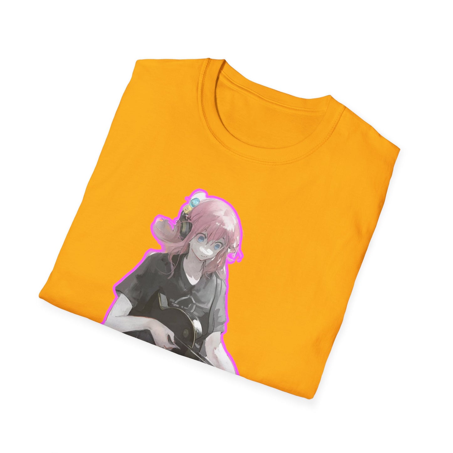 Cool Gamer Girl T-Shirt, Anime Tee, Unisex Softstyle Shirt for Game Lovers, Gift for Birthdays, Casual Wear, Fun Streetwear