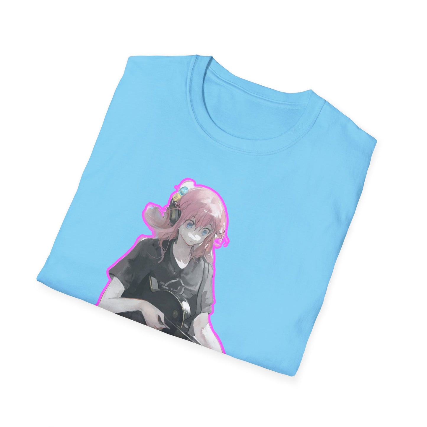 Cool Gamer Girl T-Shirt, Anime Tee, Unisex Softstyle Shirt for Game Lovers, Gift for Birthdays, Casual Wear, Fun Streetwear