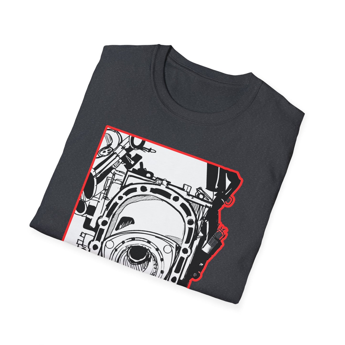 Automotive initial D 16 Eye Art T-Shirt, Gearhead Apparel, Car Enthusiast Gift, Unique Graphic Tee, Vehicle Lover's Top, Creative Statement Shirt