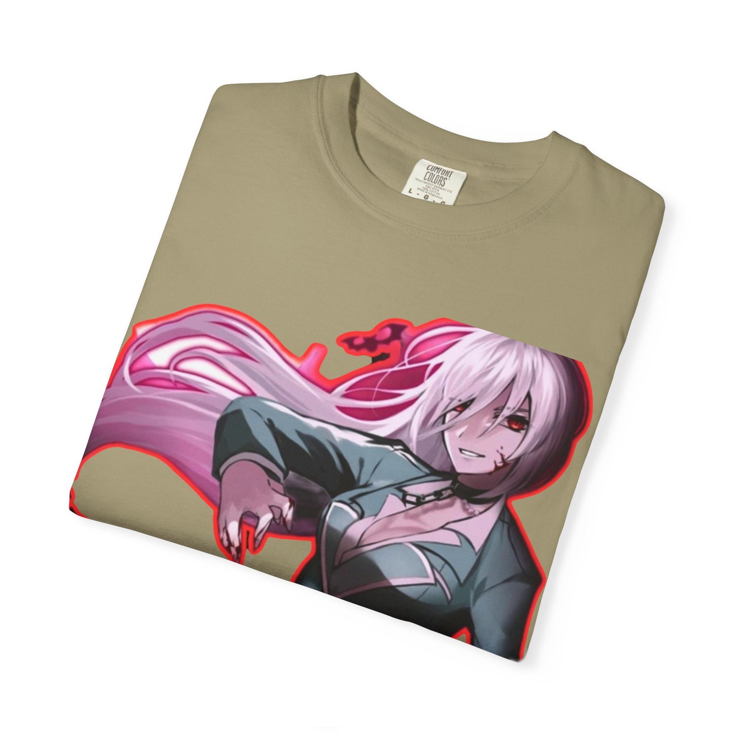 Anime-Themed T-Shirt Featuring Bold Artwork