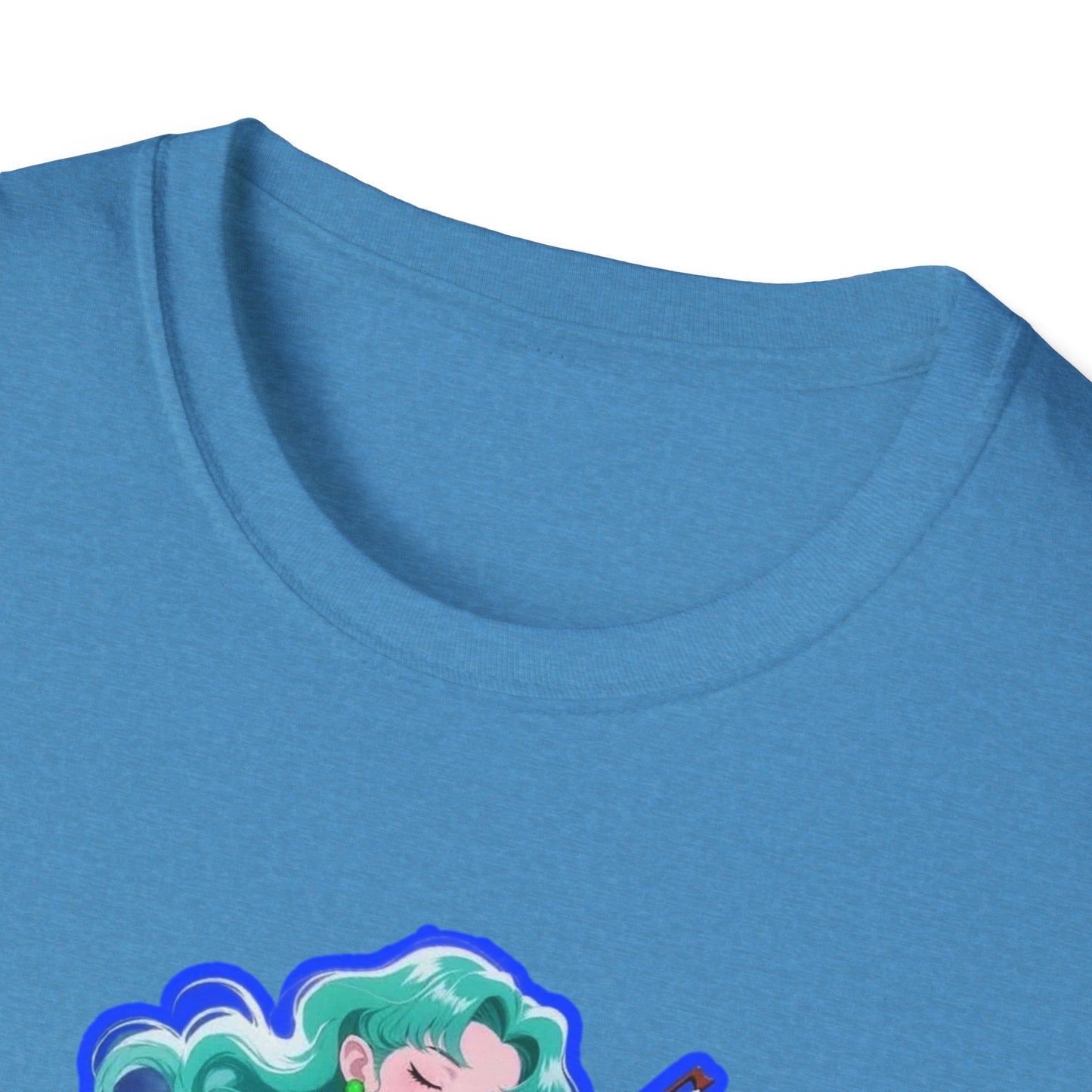 Enchanting Violinist sailor moon 7 Unisex Softstyle T-Shirt, Music Lover Gift, Casual Wear, Concert Tee, Artistic Apparel