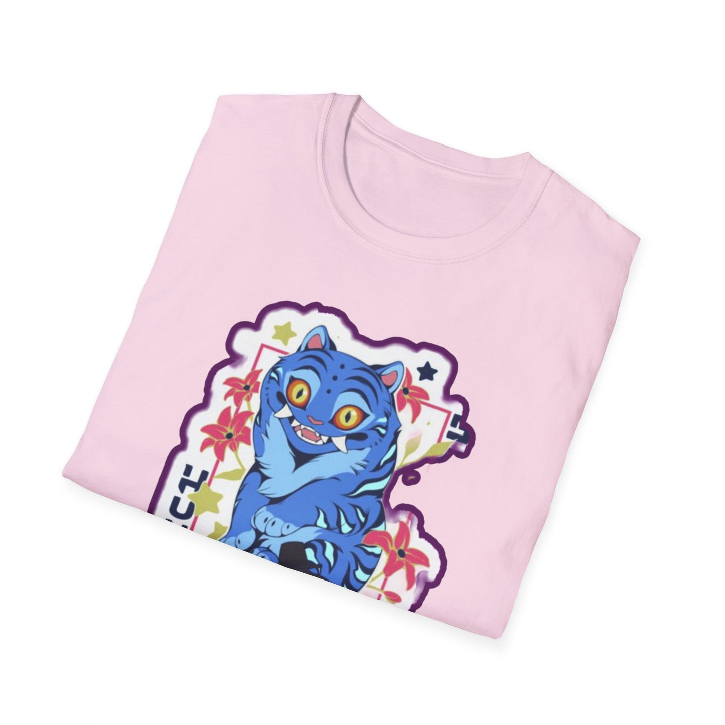 Whimsical Cartoon idol tiger 2 Graphic T-Shirt, Fun Unisex Tee for Kids and Teens, Perfect for Birthdays, Gifts, Casual Wear, Unique Playful Design
