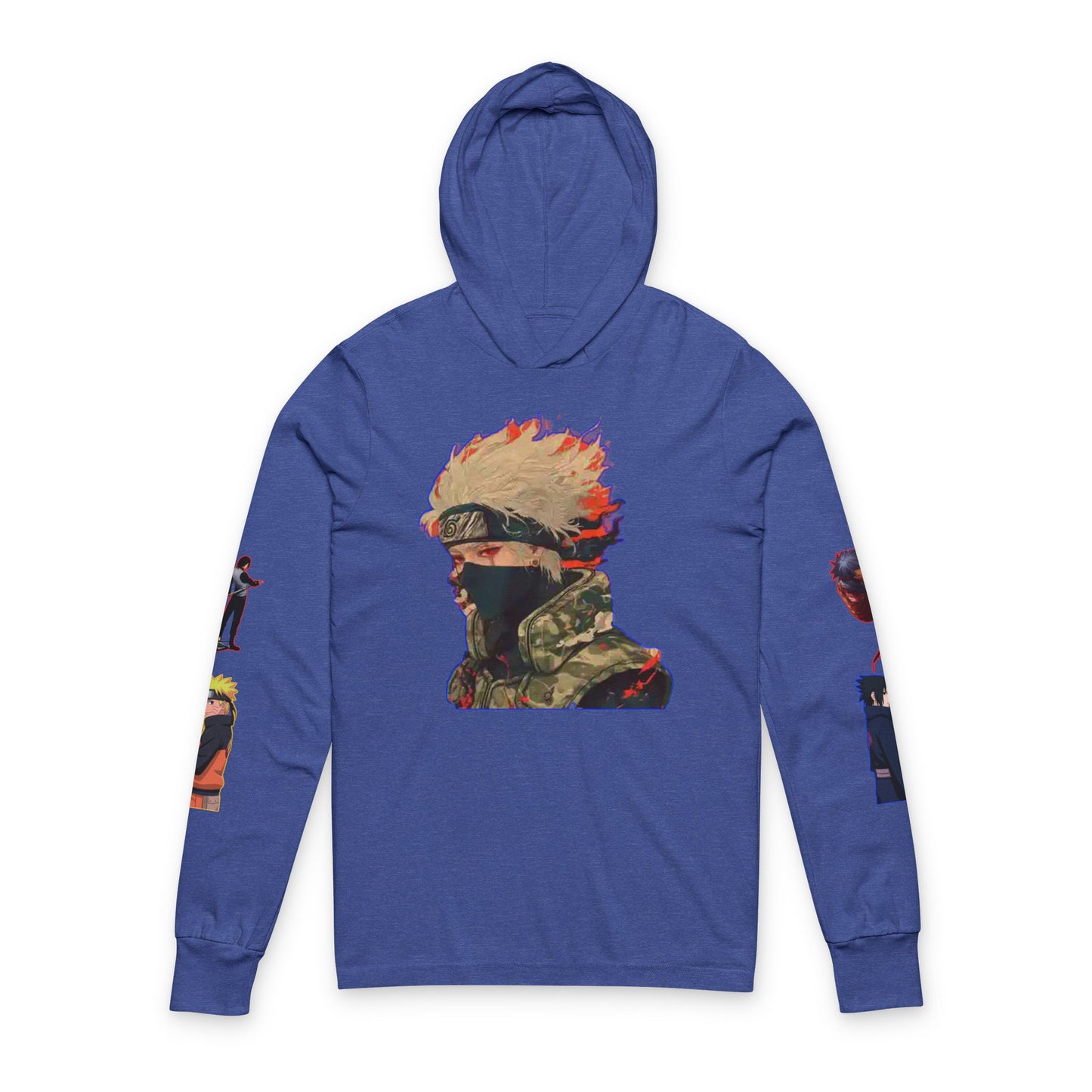 Anime-Inspired naruto Unisex Hoodie, Long Sleeve Tee for Fans, Cozy Streetwear, Gifts for Nerds, Casual Fashion Statement