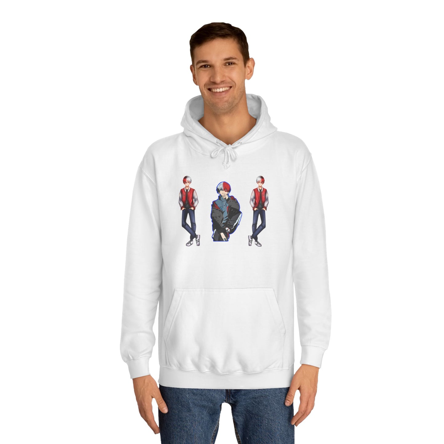 Hero school toto style Hoodie, Cozy Casual Wear, Gift for Students, Streetwear, Music Events, College Hoodie, Graphic Sweater