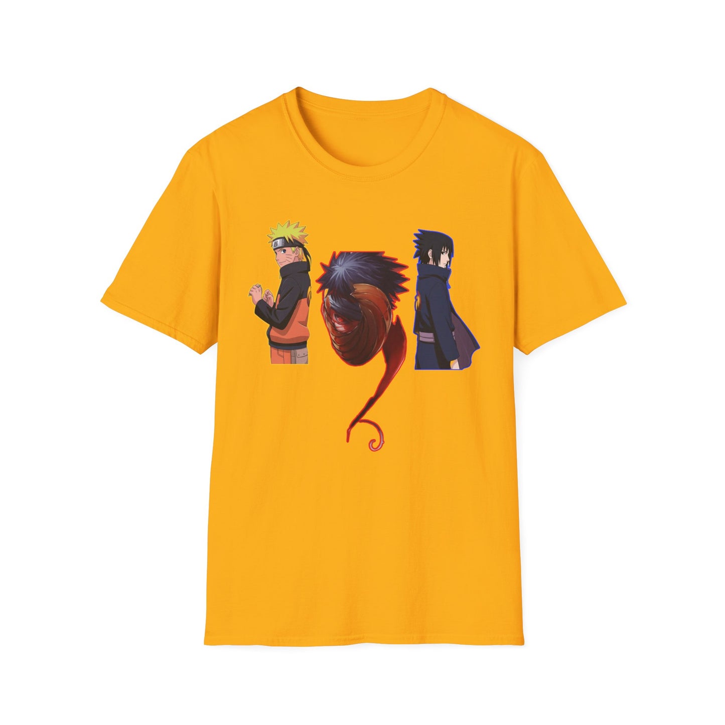 Anime-Inspired Naruto 5 Unisex Softstyle T-Shirt, Graphic Tee for Fans, Casual Wear, Gift for Birthdays, Cosplay, and Conventions