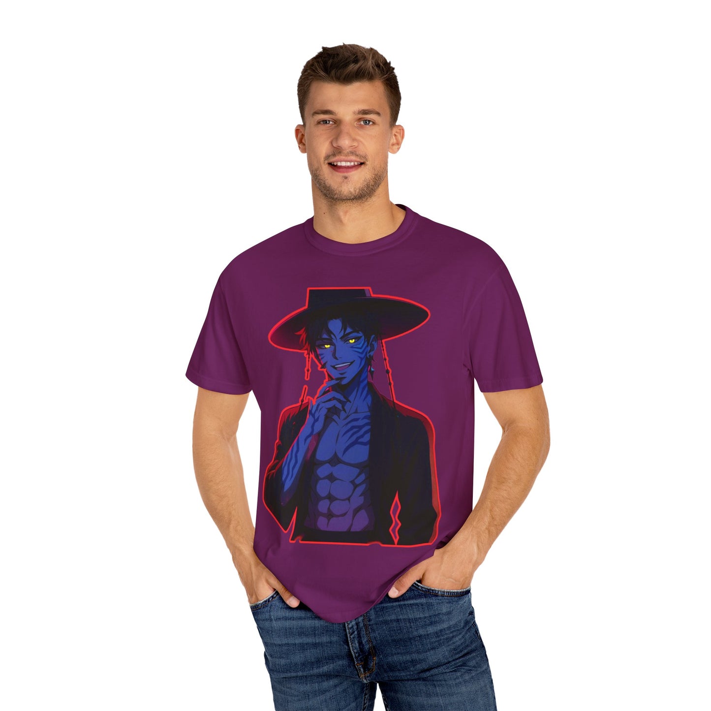 Kpop Anime-Inspired Unisex T-Shirt, Retro Anime Tee, Cool Graphic Shirt, Gift for Anime Lovers, Fashionable Streetwear