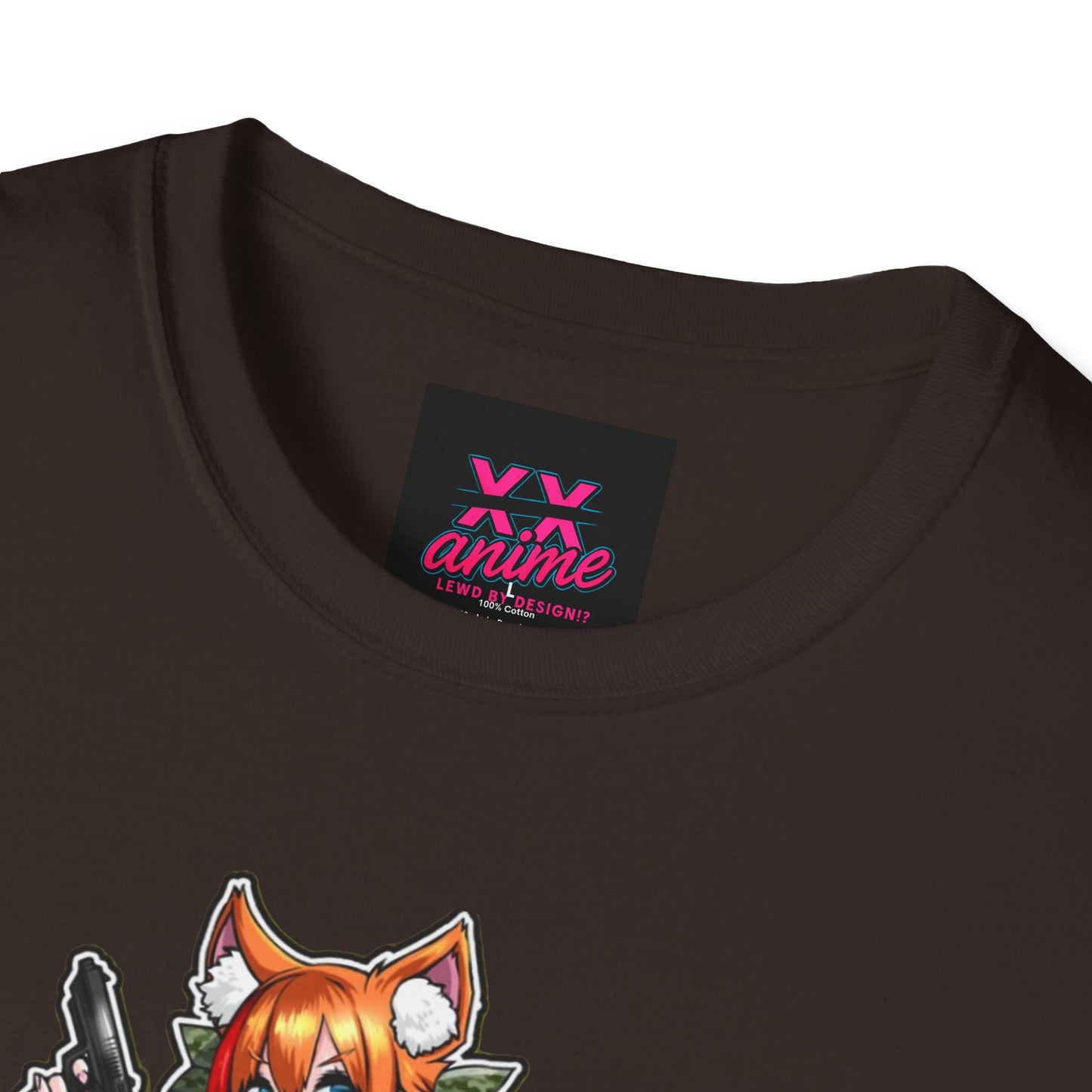 Anime lewd Graphic Tee, Casual Unisex T-Shirt, Trendy Character Shirt, Cute Gift for Anime Lovers, Streetwear for Fans