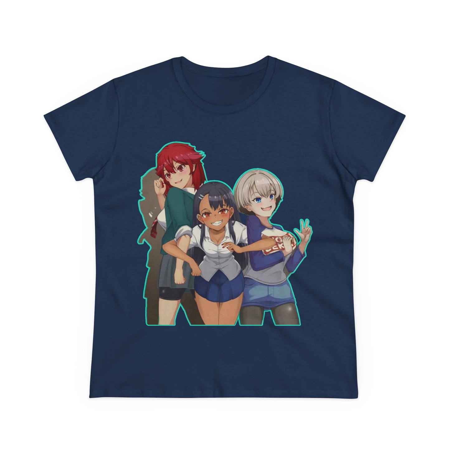 Anime-Inspired Tomo chan is a girl Women's Cotton Tee, Casual Graphic Shirt, Cosplay Tee, Gift for Anime Fans, Cute Manga Shirt