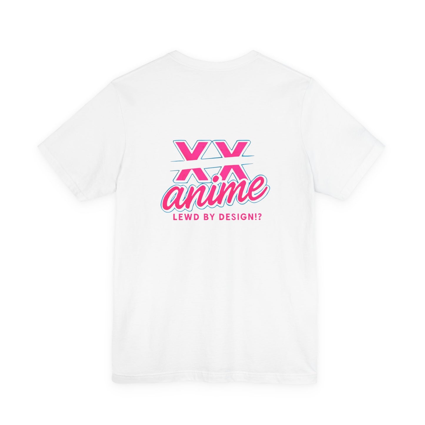 Lewd Anime-Themed Unisex Tee for Fans, Cute Graphic T-Shirt, Comfortable Everyday Wear, Perfect Gift for Anime Lovers, Stylish Casual Top