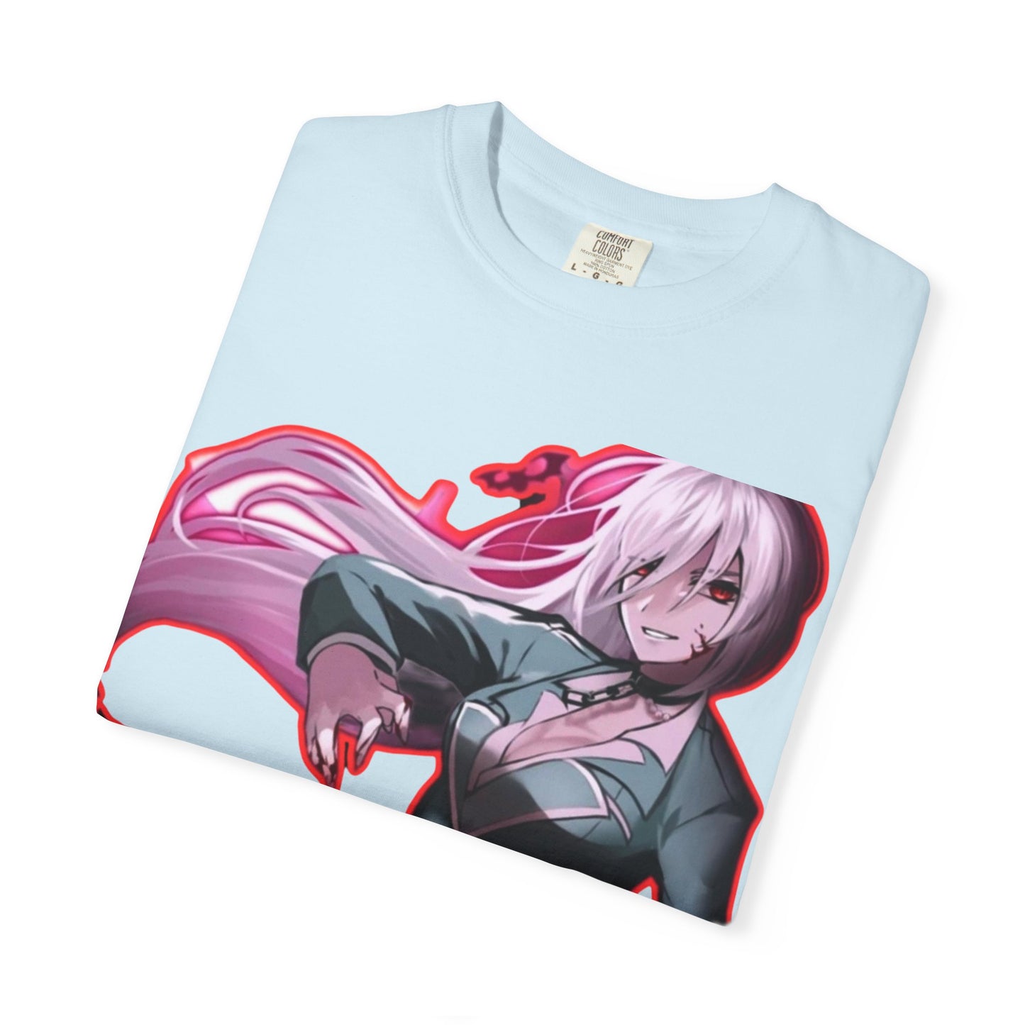 Anime-Themed T-Shirt Featuring Bold Artwork