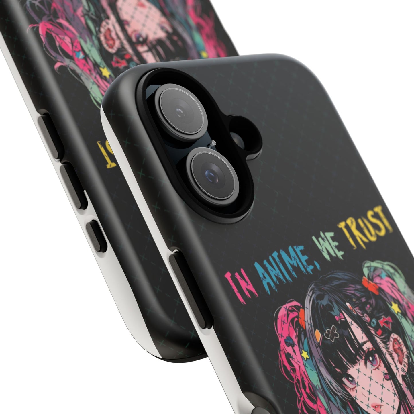 Anime Art Phone Case, Tough Cases, In Anime We Trust, Geek Gift, Aesthetic Phone Cover, Pop Culture Accessory