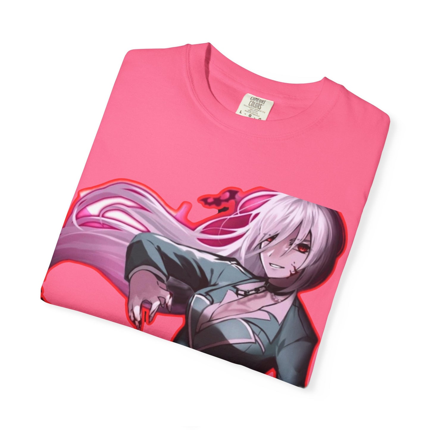 Anime-Themed T-Shirt Featuring Bold Artwork