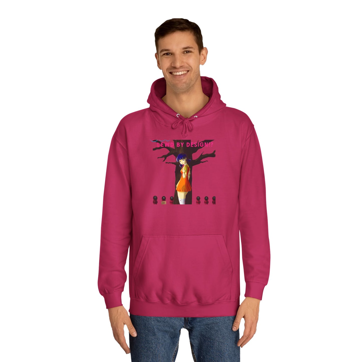 Trendy Anime College Hoodie, Cozy Unisex Sweatshirt, Perfect Gift for Students, Casual Streetwear, Unique Graphic Pullover