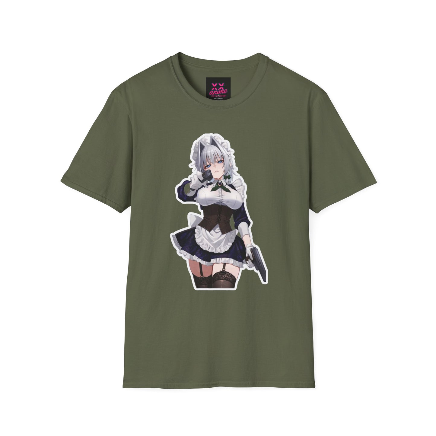Anime-Inspired Unisex lewd gun T-Shirt - Fun, Playful Design, Perfect for Anime Lovers, Cosplay, Gifts, Casual Wear, and Conventions