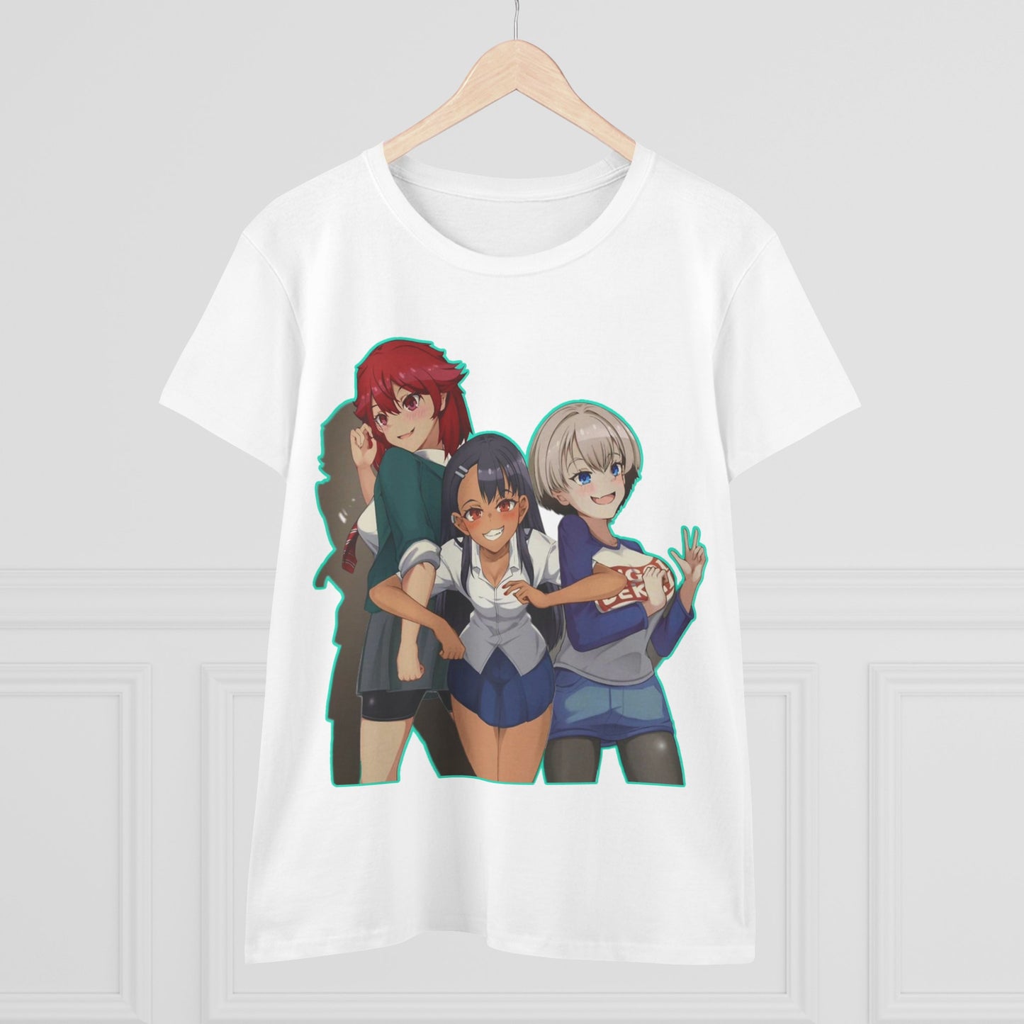 Anime-Inspired Tomo chan is a girl Women's Cotton Tee, Casual Graphic Shirt, Cosplay Tee, Gift for Anime Fans, Cute Manga Shirt