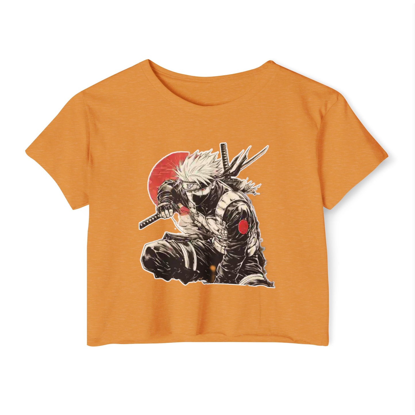 Anime-Inspired Women's naruto 2 Festival Crop Top, Trendy Crop Top, Cute Streetwear, Gift for Anime Lovers, Summer Festival Outfit, Edgy Anime Tee