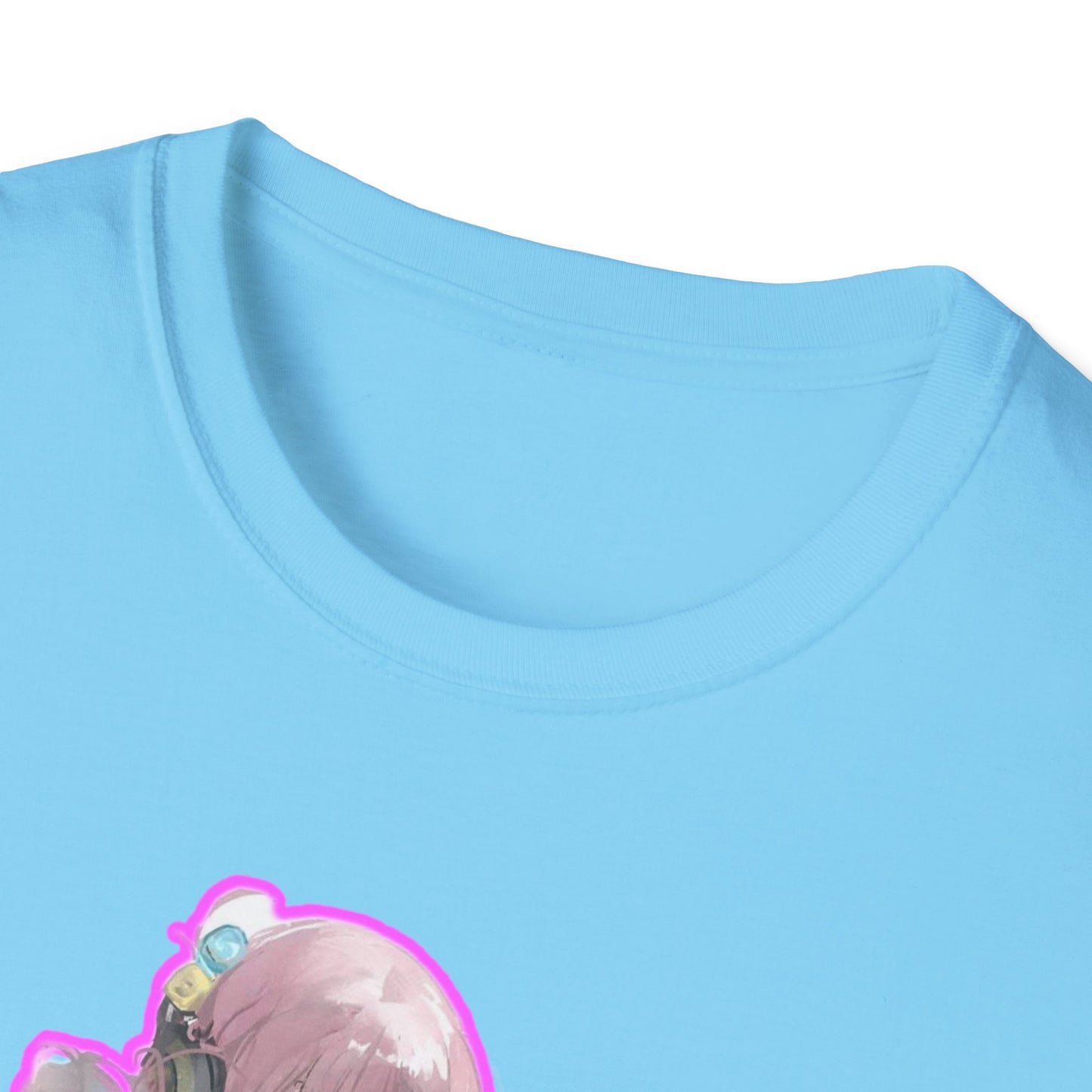 Cool Gamer Girl T-Shirt, Anime Tee, Unisex Softstyle Shirt for Game Lovers, Gift for Birthdays, Casual Wear, Fun Streetwear