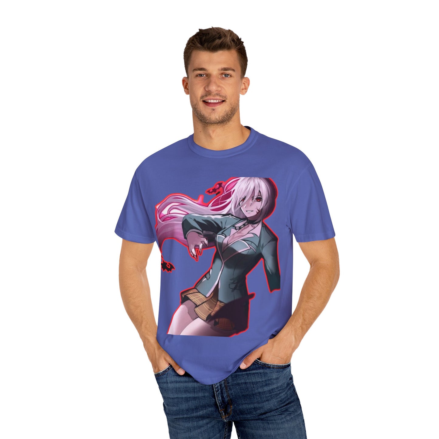 Anime-Themed T-Shirt Featuring Bold Artwork