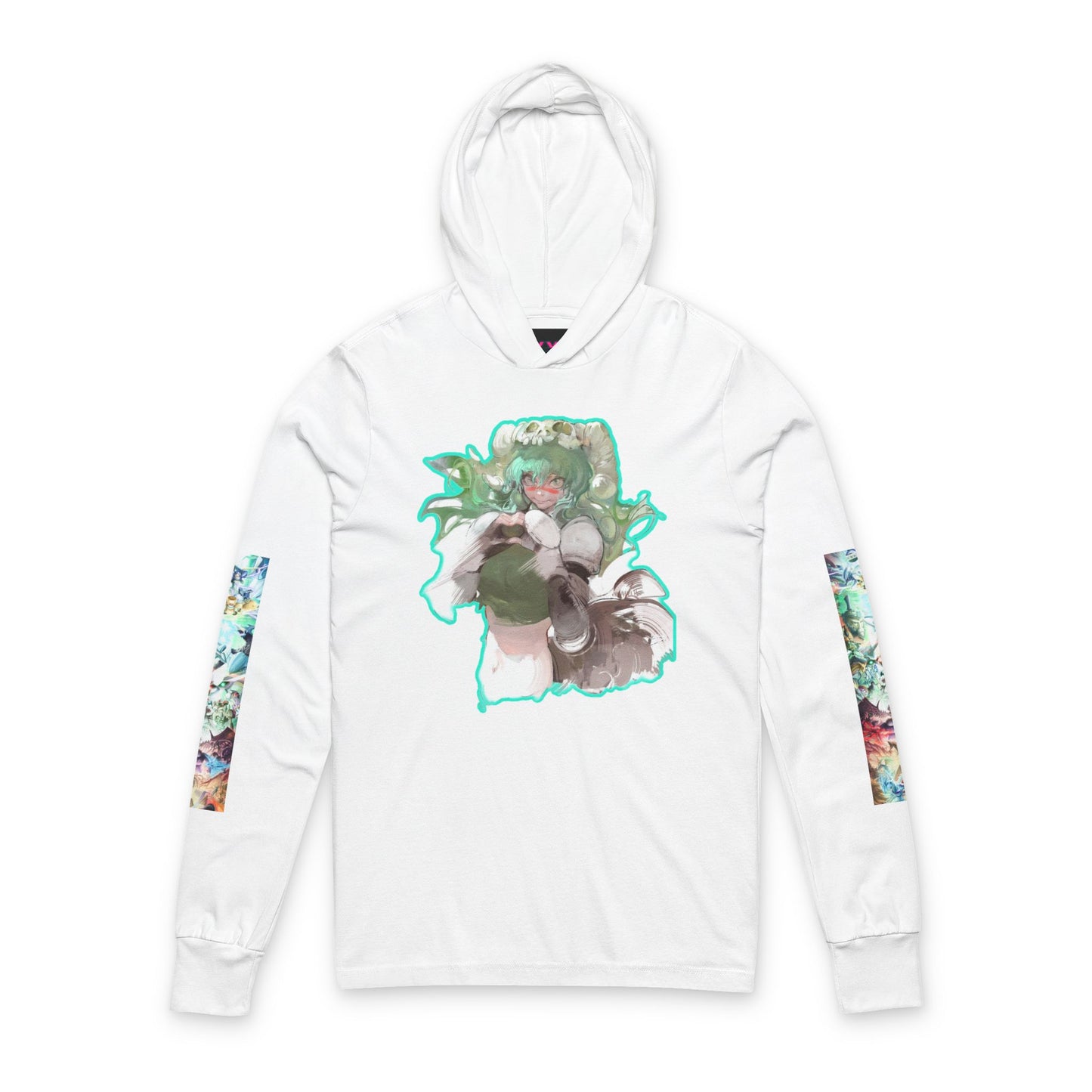 Anime-Inspired bleach Unisex Hooded Long Sleeve Tee, Trendy Streetwear, Cozy Layering Piece, Perfect for Anime Fans, Casual Wear, Gift for Holidays