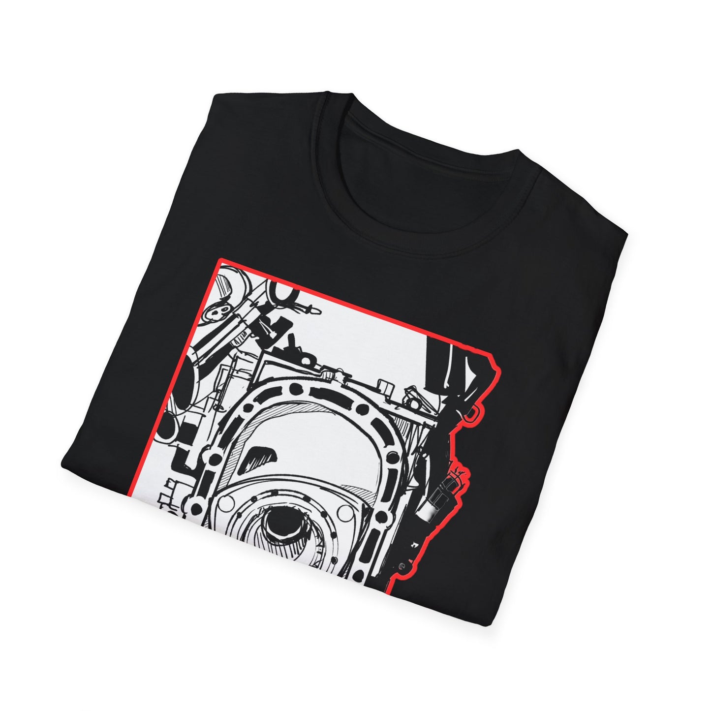 Automotive initial D 16 Eye Art T-Shirt, Gearhead Apparel, Car Enthusiast Gift, Unique Graphic Tee, Vehicle Lover's Top, Creative Statement Shirt