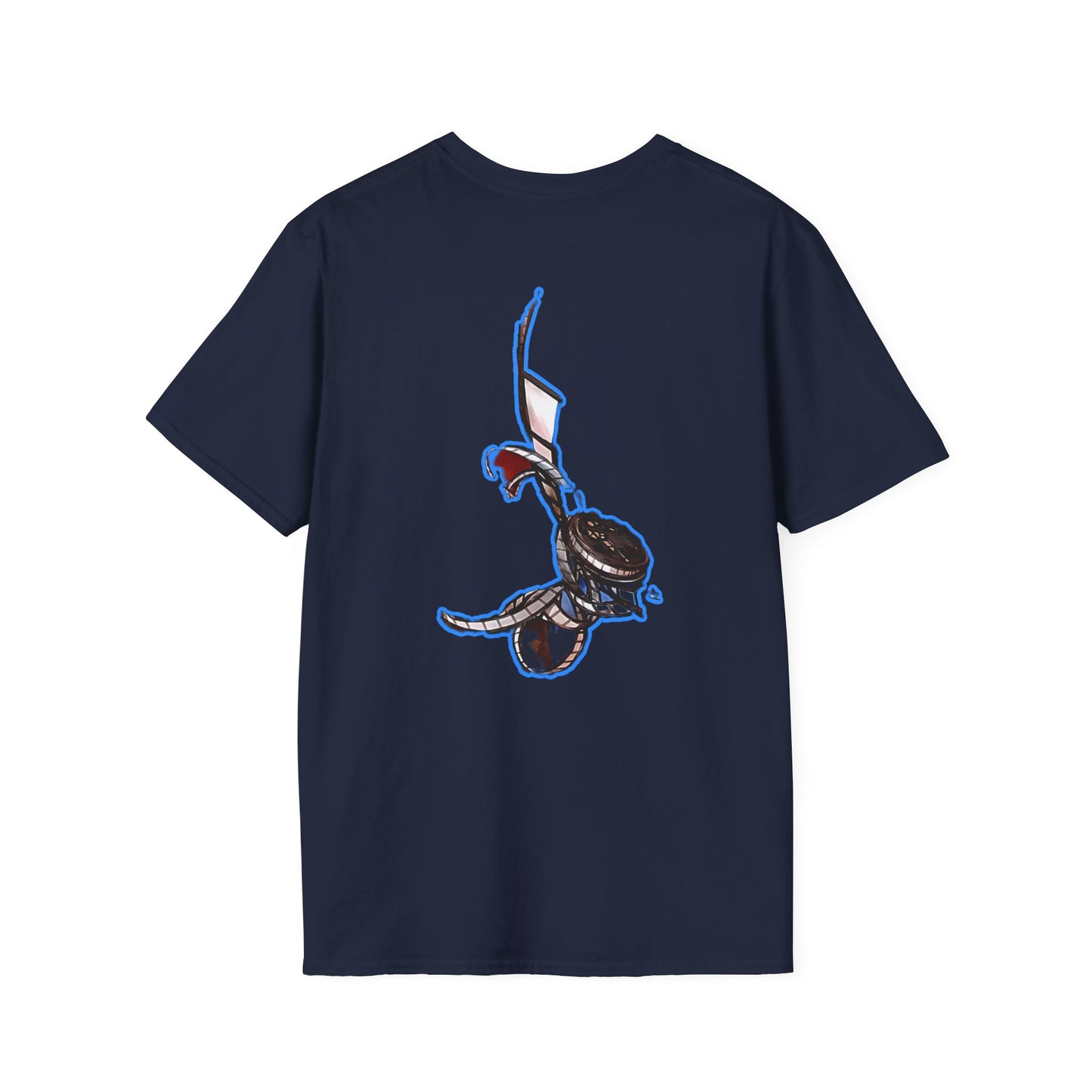 Cute Anime Graphic erased T-Shirt, Unisex Softstyle Tee for Fans, Cozy Everyday Wear, Perfect Gift for Teens, Anime Merchandise