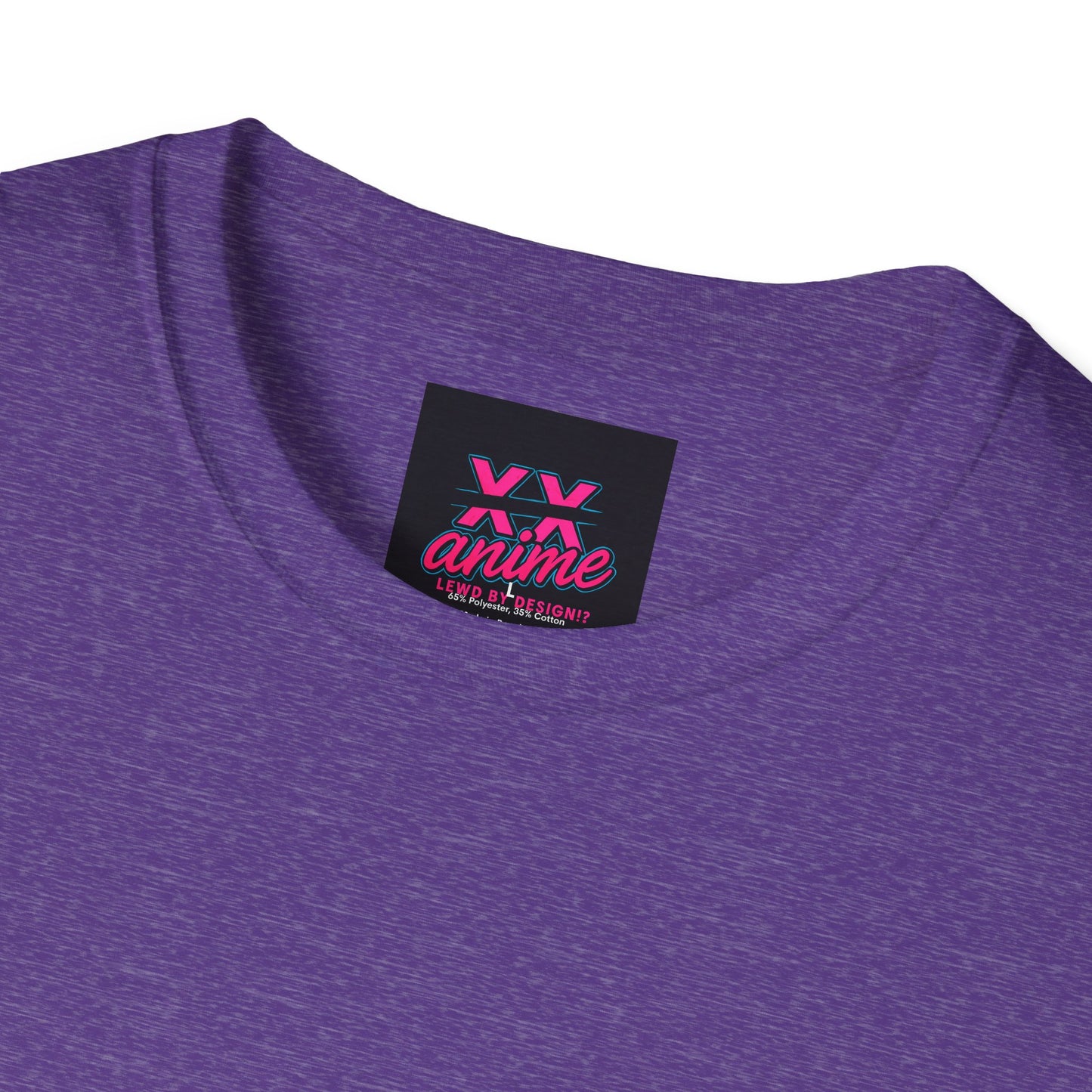 Anime-lewd Inspired Unisex Softstyle T-Shirt, Graphic Tee for Fans, Perfect for Cosplay, Gift for Anime Lovers, Casual Wear, Unique Designs