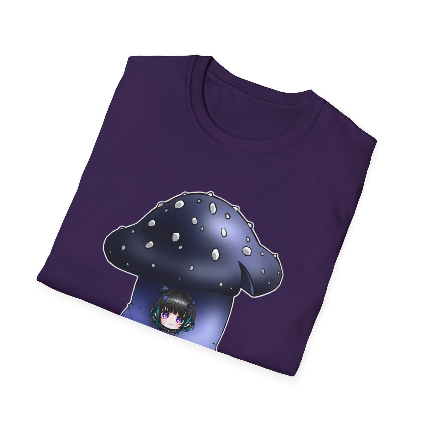 Whimsical Mushroom T-Shirt | Cute Graphic Tee, Softstyle Tee for Festivals, Gifts, Casual Wear, Unisex Apparel