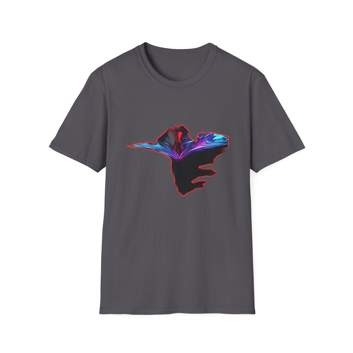 Dn Colorful Artistic Michigan Unisex Softstyle T-Shirt, Casual Wear, Unique Gift, Summer Outfit, Birthday Present, Art Lover's Tee